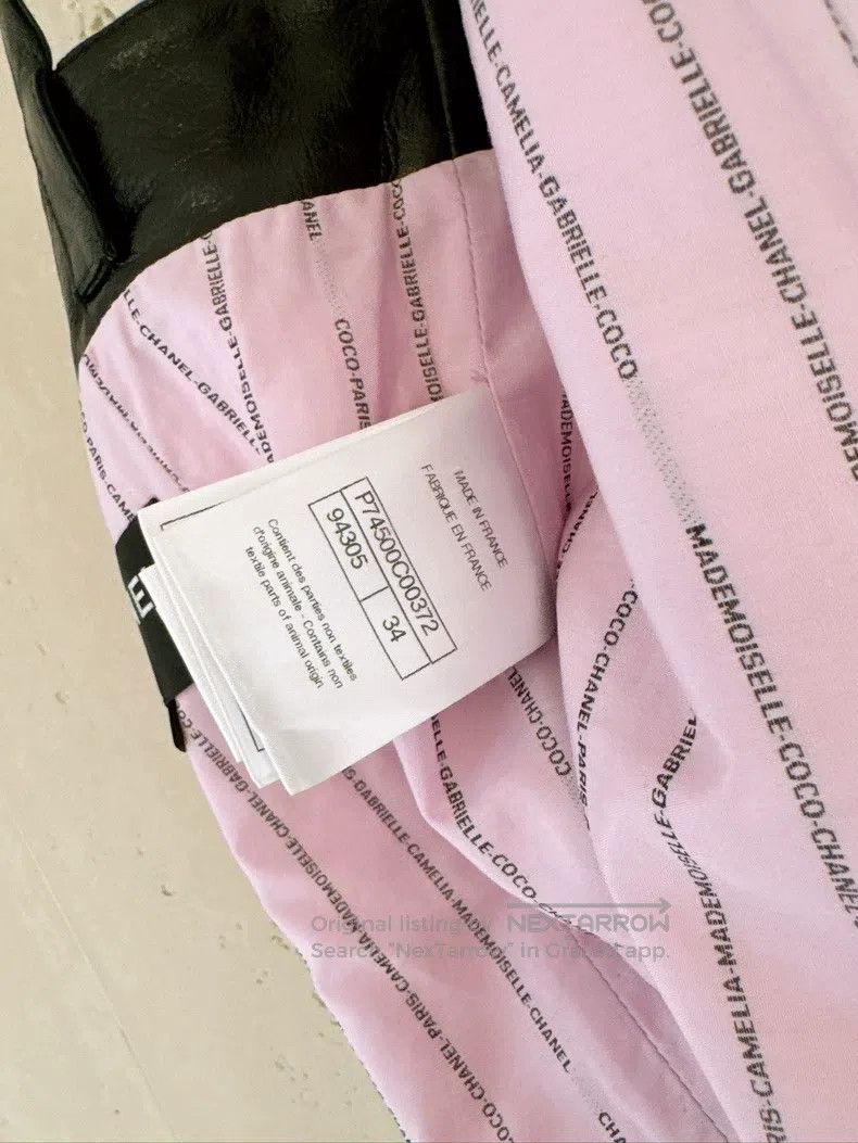 Chanel Chanel 23P Spring and Summer Preview Pink and Black Stitch Size XXS / US 00 / IT 34 - 8 Thumbnail