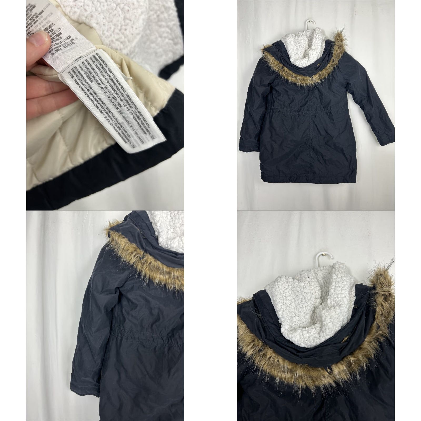 Abercrombie & Fitch Abercrombie & Fitch Parka Jacket XS Black Sherpa Lined Fur Trim Hood Army Outdoor Vintage No Size XS / US 0-2 / IT 36-38 - 9 Thumbnail