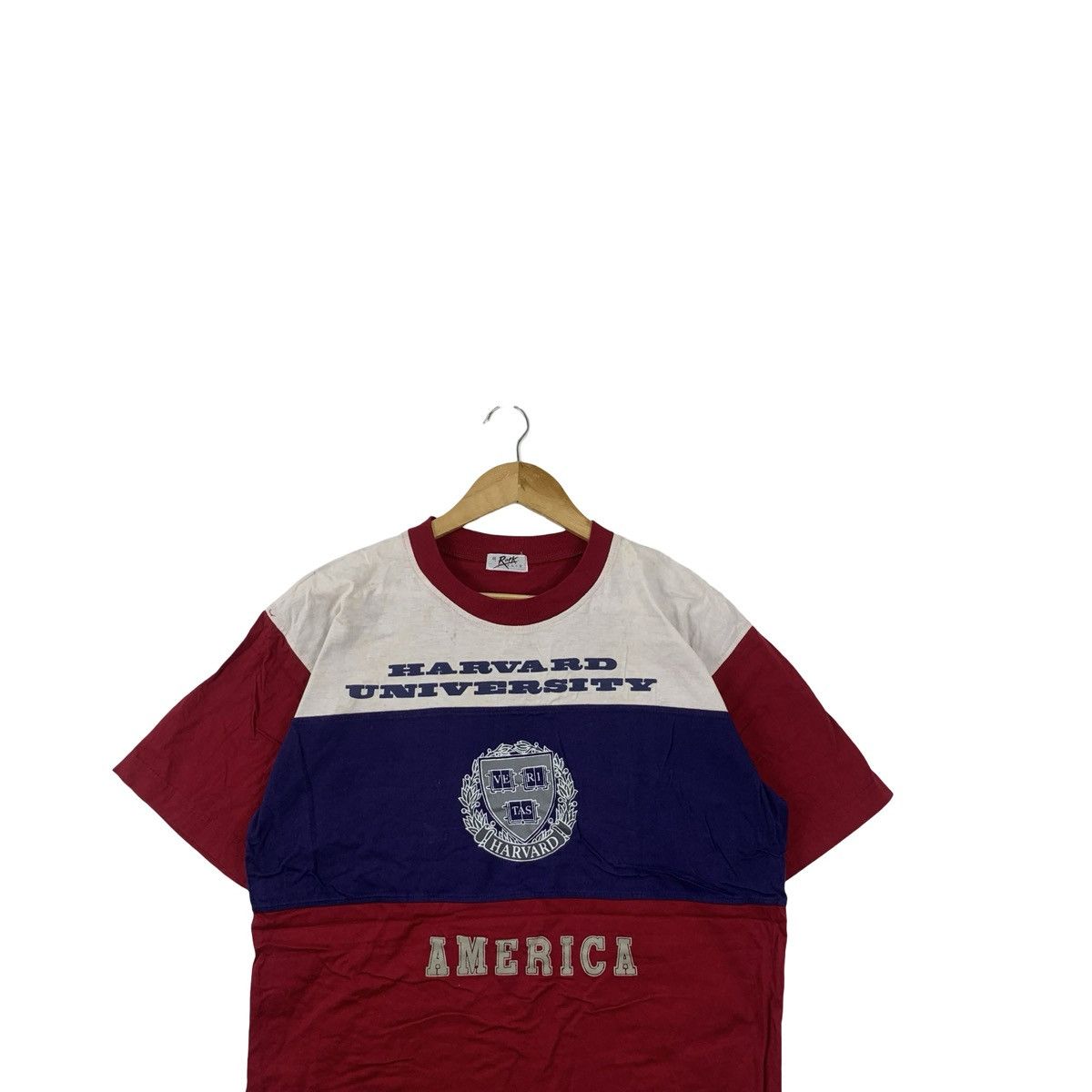 Vintage Vintage Y2K HARVARD UNIVERSITY VERITAS American Collegiate Size L / US 10 / IT 46 - 2 Thumbnail