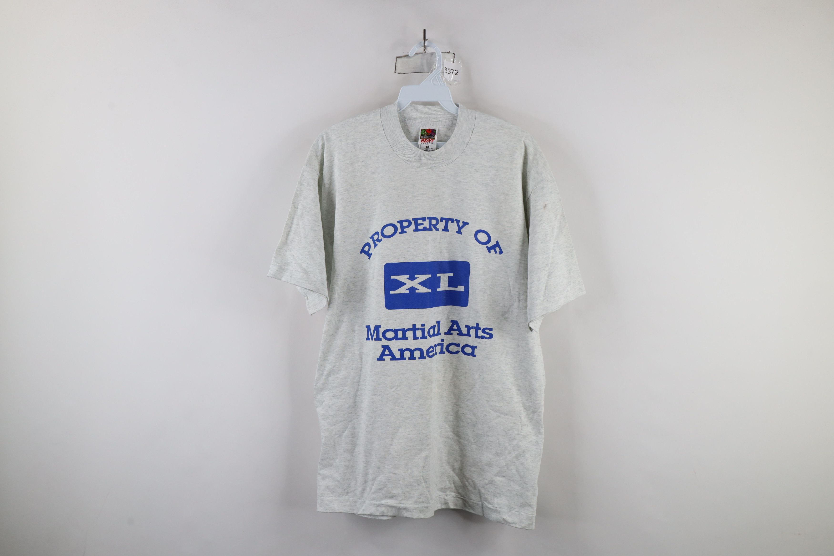 Vintage Vintage 90s Martial Arts America T-Shirt Heather Gray Size US L / EU 52-54 / 3 - 1 Thumbnail