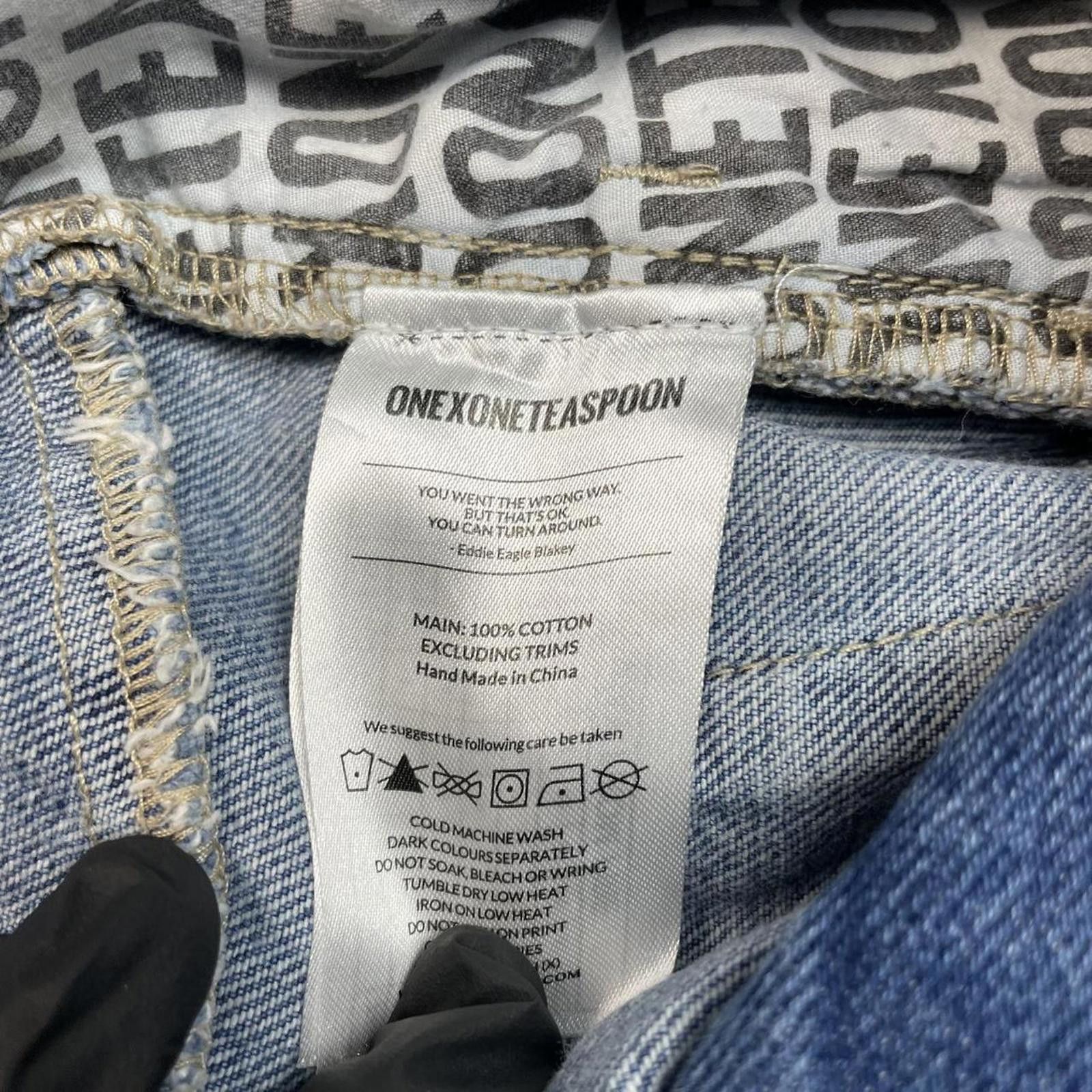One Teaspoon One Teaspoon Denim Skirt Size 29 Blue Vintage Distressed Hem Size 28" / US 6 / IT 42 - 5 Thumbnail