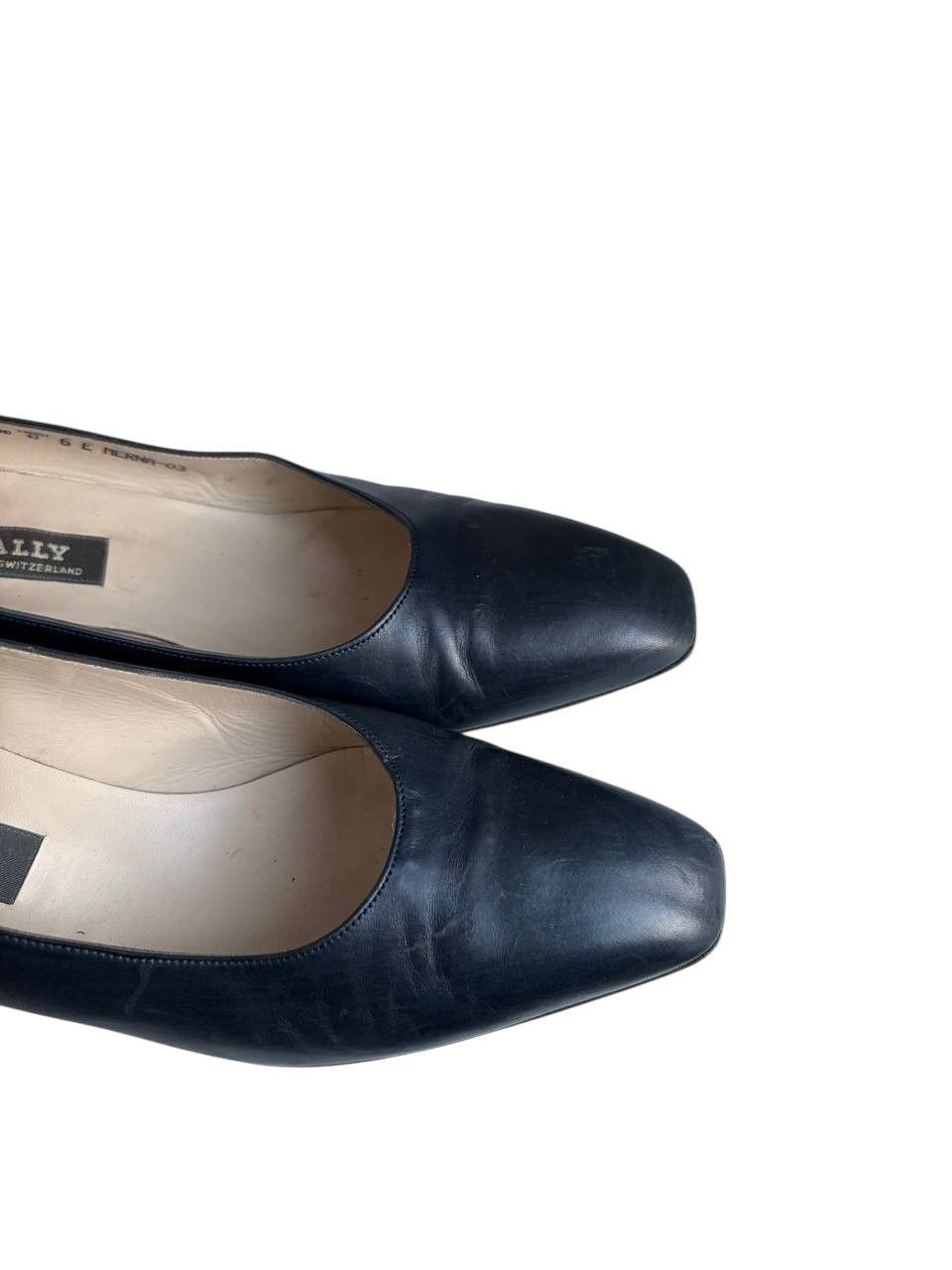 Bally W's Bally Leather Formal Flats Heel Shoes Pumps MERNA-03 6 E Size US 6 / IT 36 - 4 Thumbnail