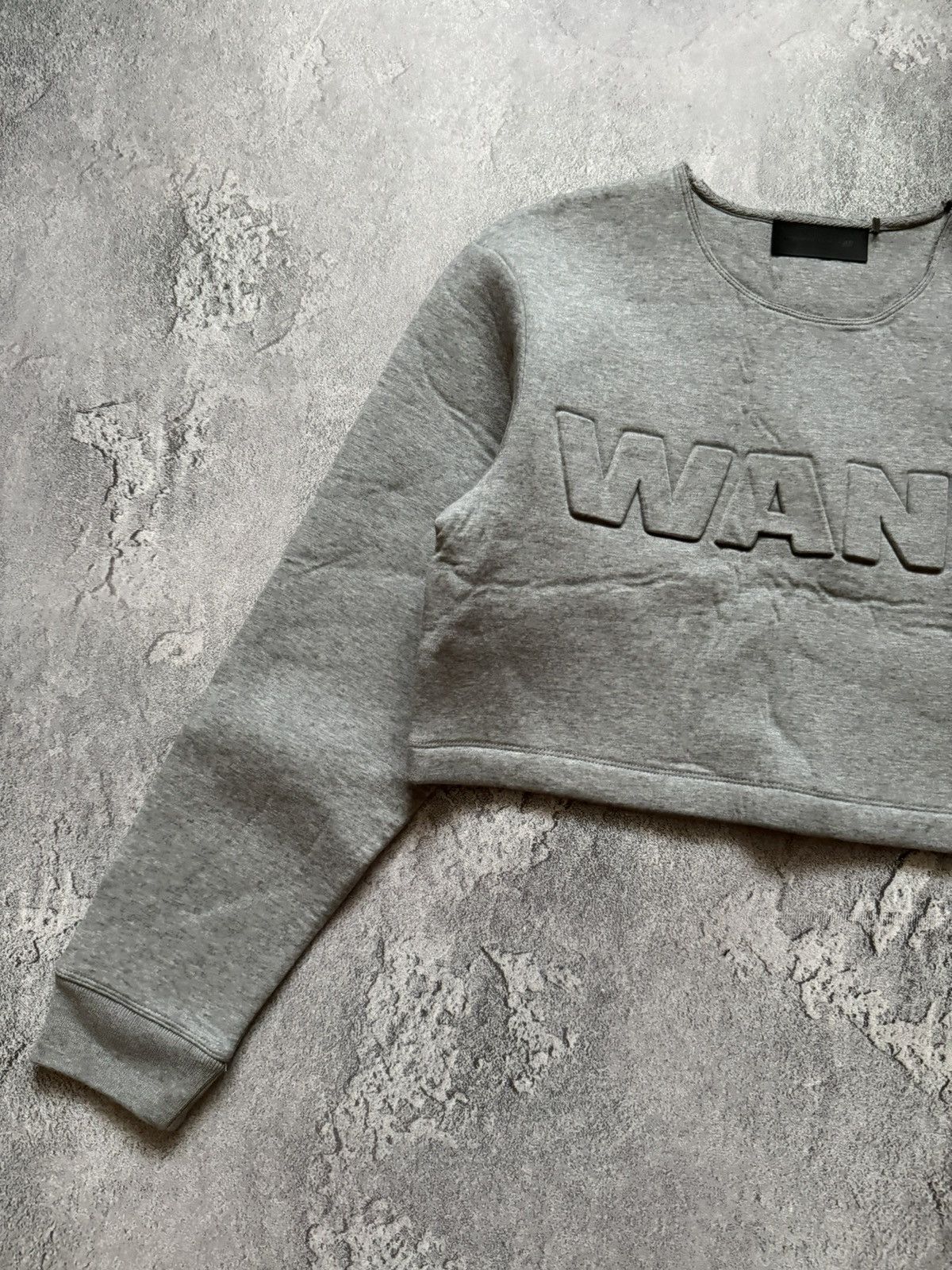 Alexander Wang × H&M Alexander wang x H&M S Wmns crop scuba sweatshirt jumper 00s Size S / US 4 / IT 40 - 10 Thumbnail