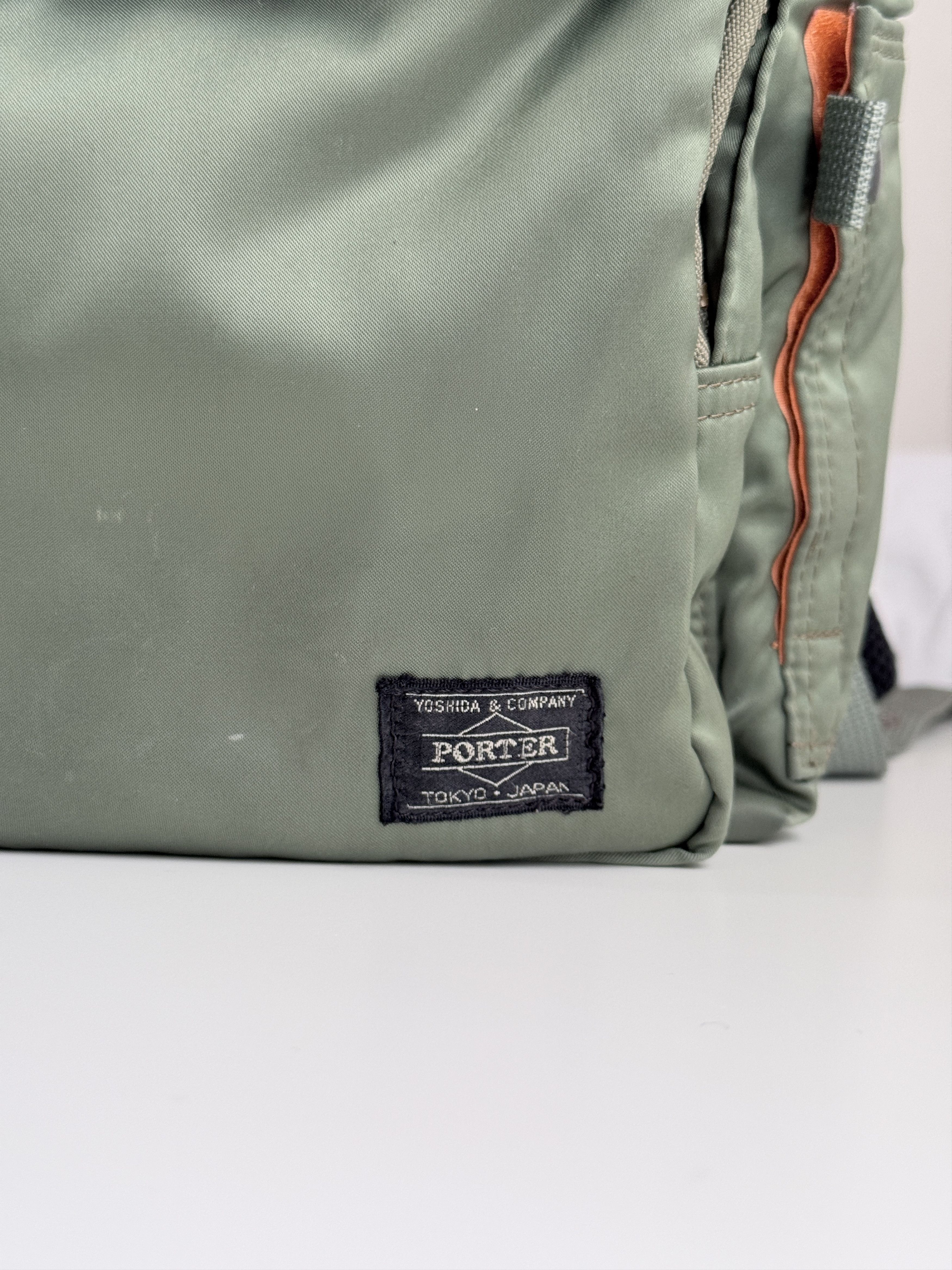 Porter Porter-Yoshida Tanker Backpack L Sage Green Size ONE SIZE - 14 Thumbnail