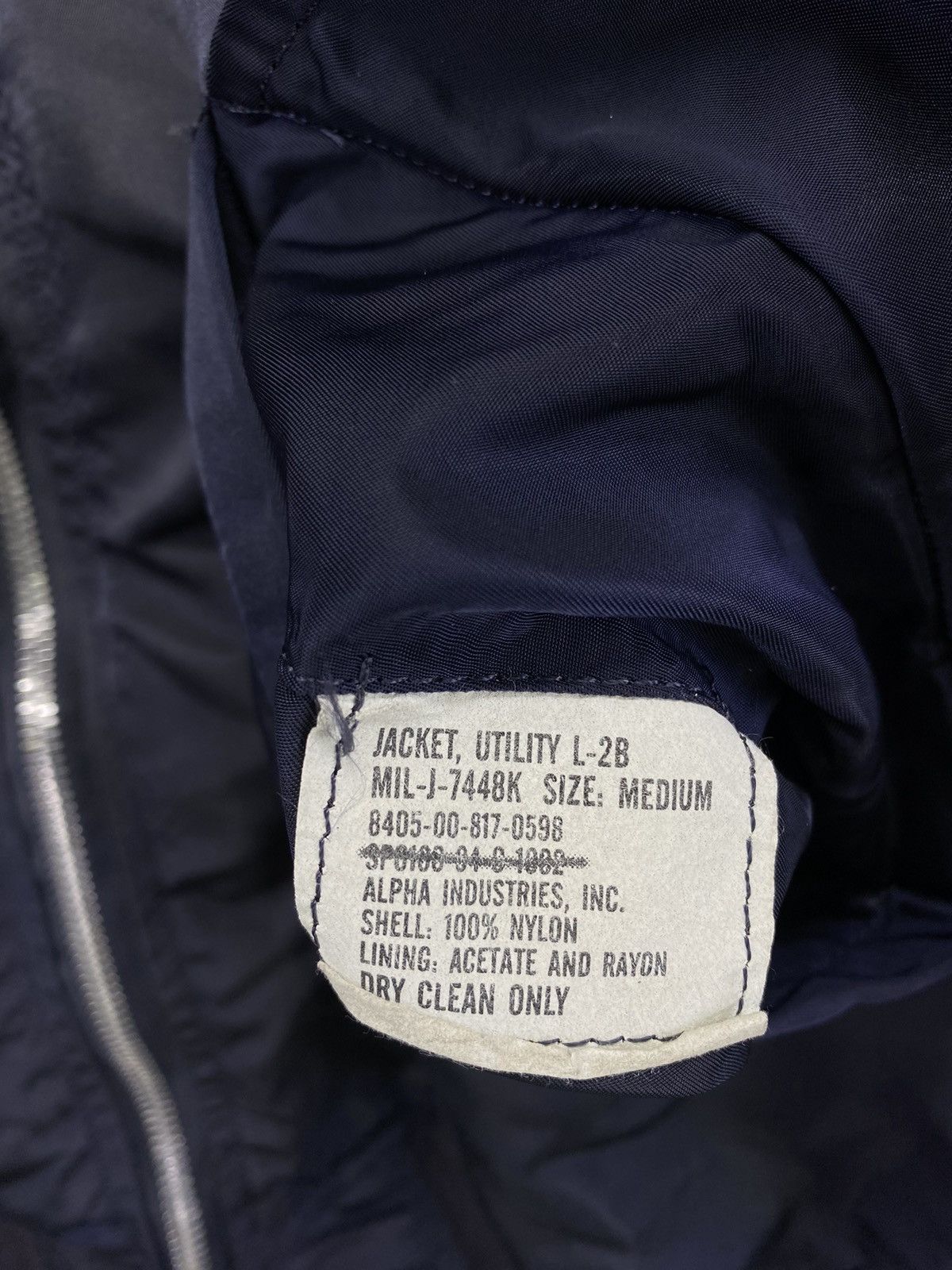 Alpha Industries Vintage Alpha Industries Utility L-2B Bomber Jacket Size M / US 6-8 / IT 42-44 - 19 Thumbnail