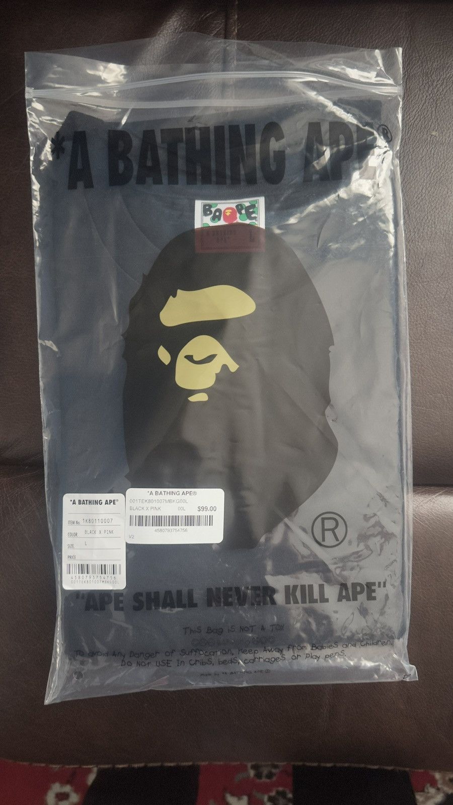 Bape ABC Camo Side Shark Tee Size US L / EU 52-54 / 3 - 1 Thumbnail