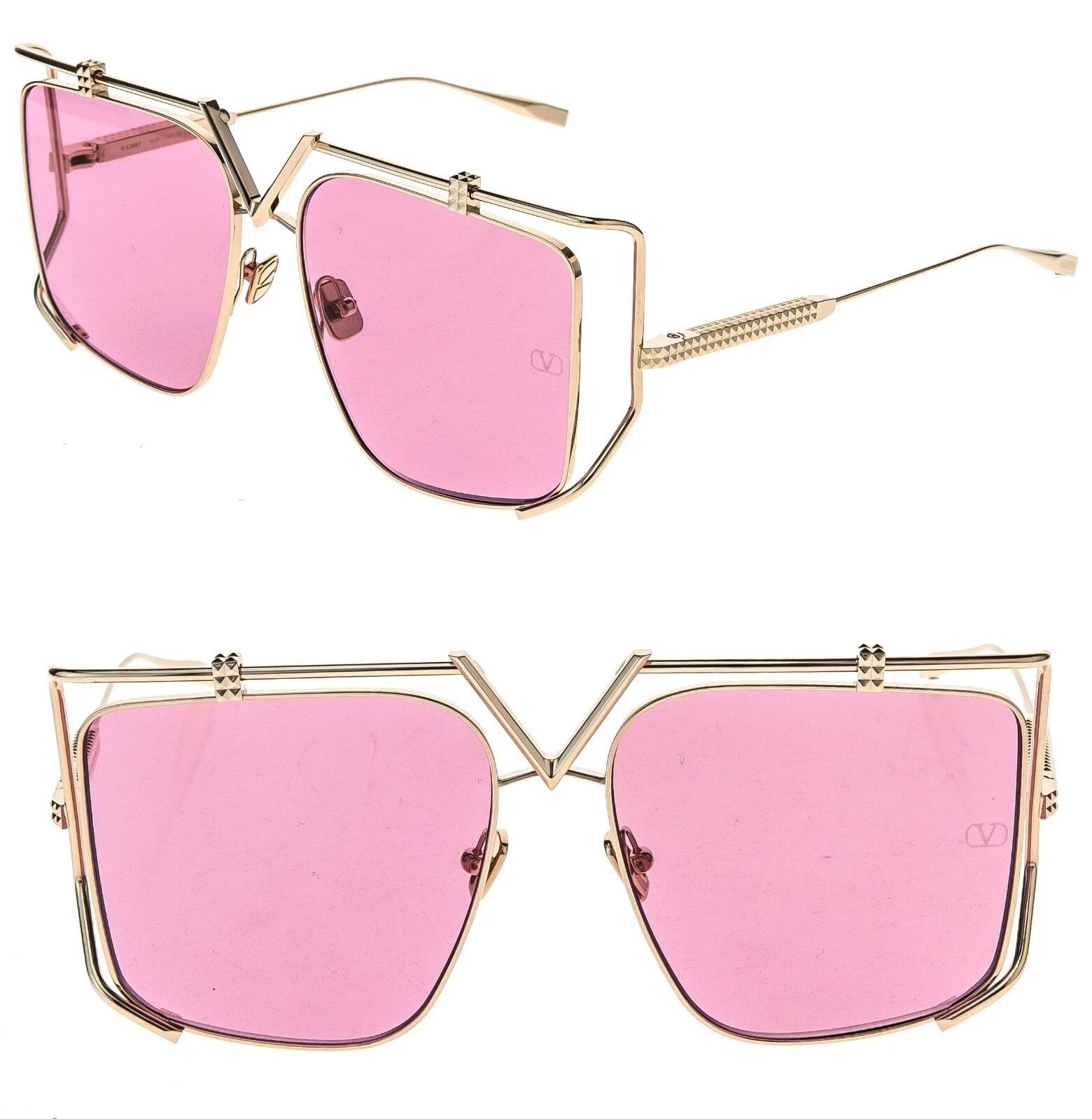 Valentino VALENTINO V LIGHT VLS116 Gold Titanium VLS 116C Sunglass Size ONE SIZE - 1 Thumbnail
