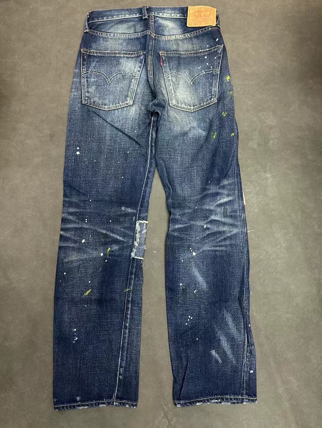 Levi's Levi's LVC 55501-0061 Patch Washed Splatter Painted Jeans Size US 31 - 2 Thumbnail