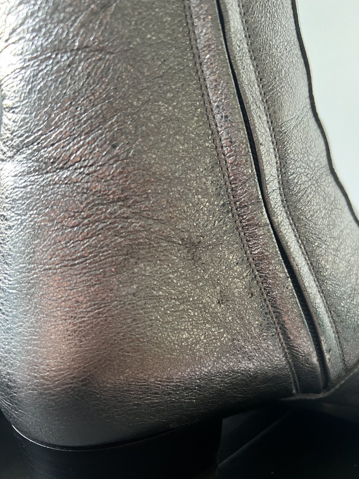 Hedi Slimane YSL Hedi Slimane Saint Laurent Wyatt 40 Silver Leather Boots Size US 8 / EU 41 - 6 Thumbnail