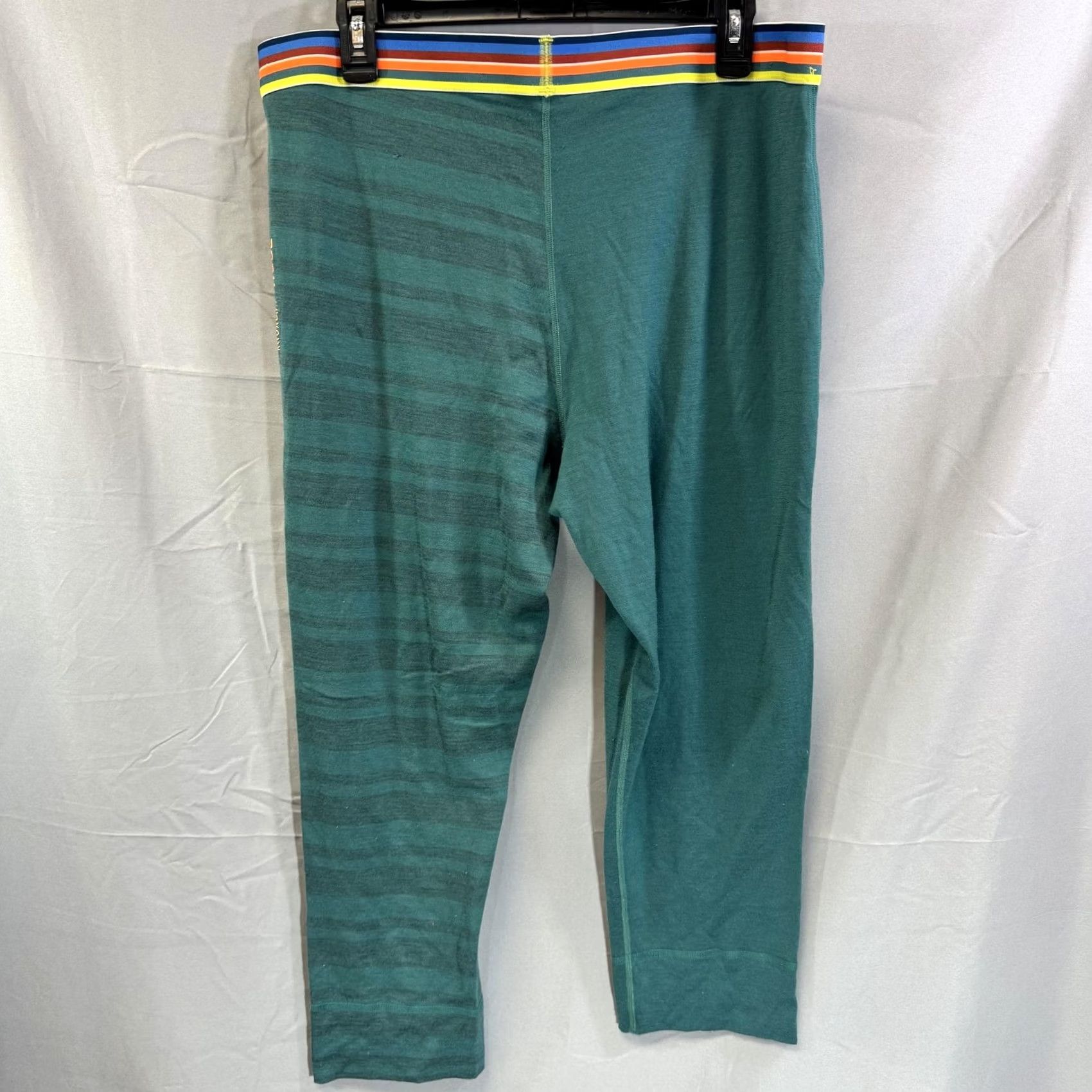 ORTOVOX Ortovox Rock N Wool Base Layer Pants Mens 2XL Green Merino Thermal Outdoor XXL Size US 39 - 2 Thumbnail