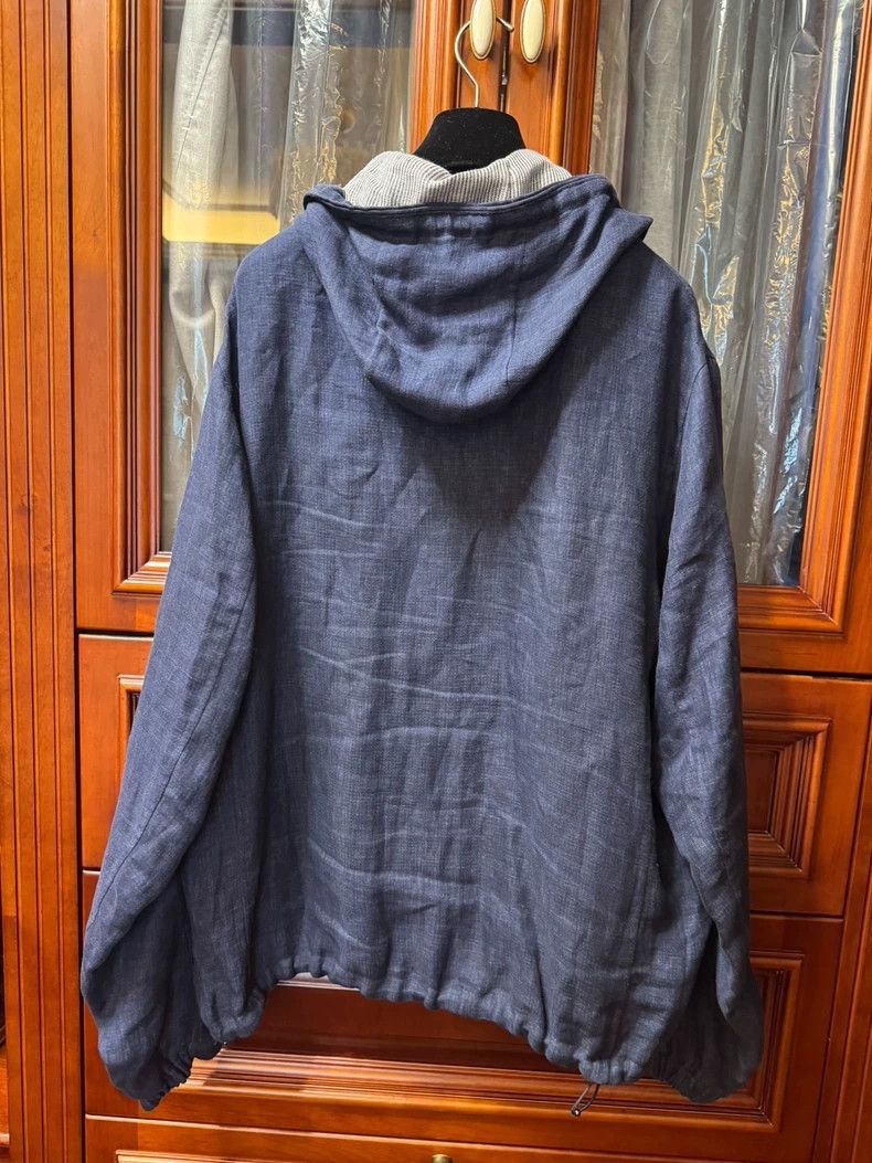 Loro Piana Loro Piana Voyager Hooded Jacket- Size US XXL / EU 58 / 5 - 4 Thumbnail