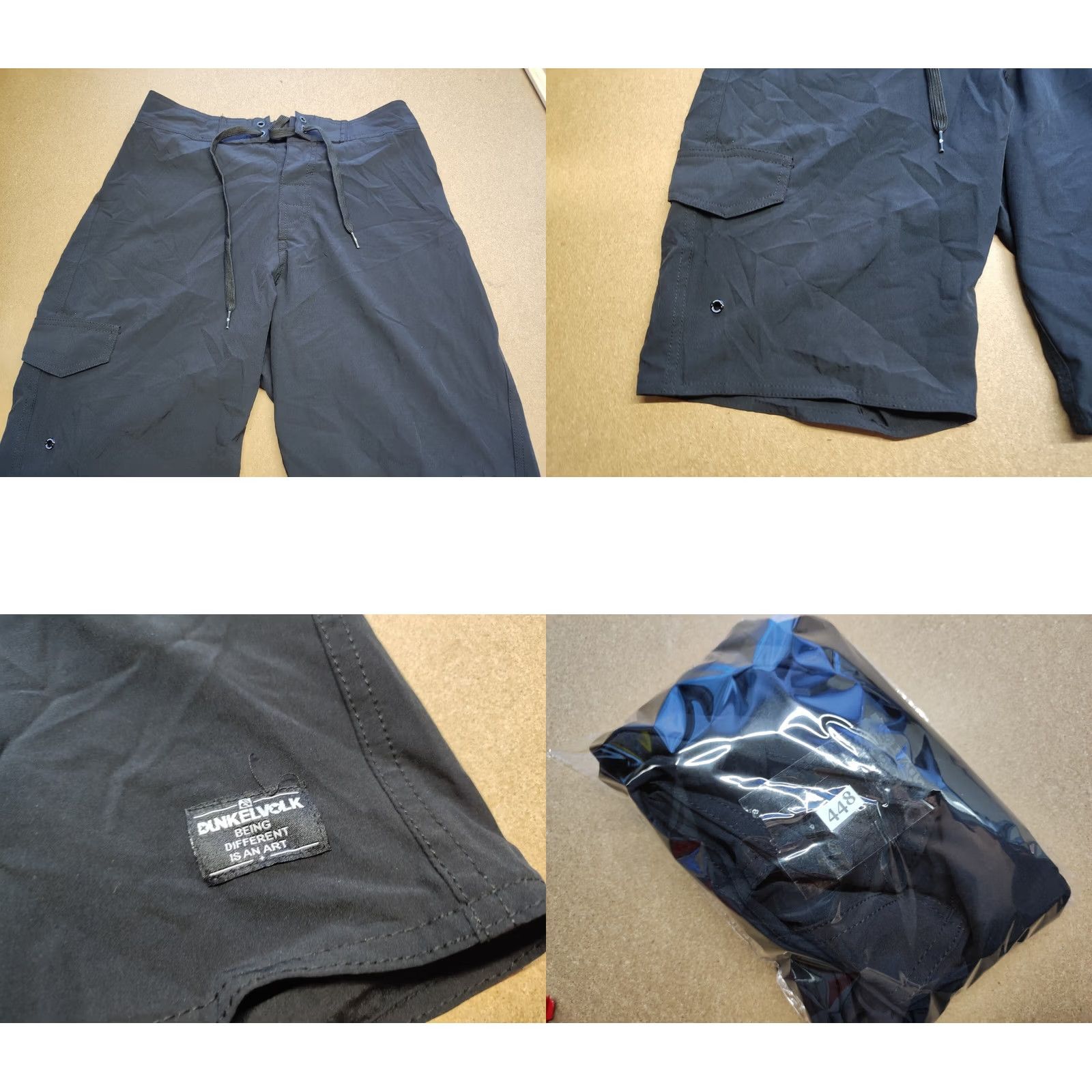 Vintage Dunkelvolk Shorts Mens Athletic Shorts Mens Size S Black Run Dry Drawstring Size US 28 / EU 44 - 9 Thumbnail