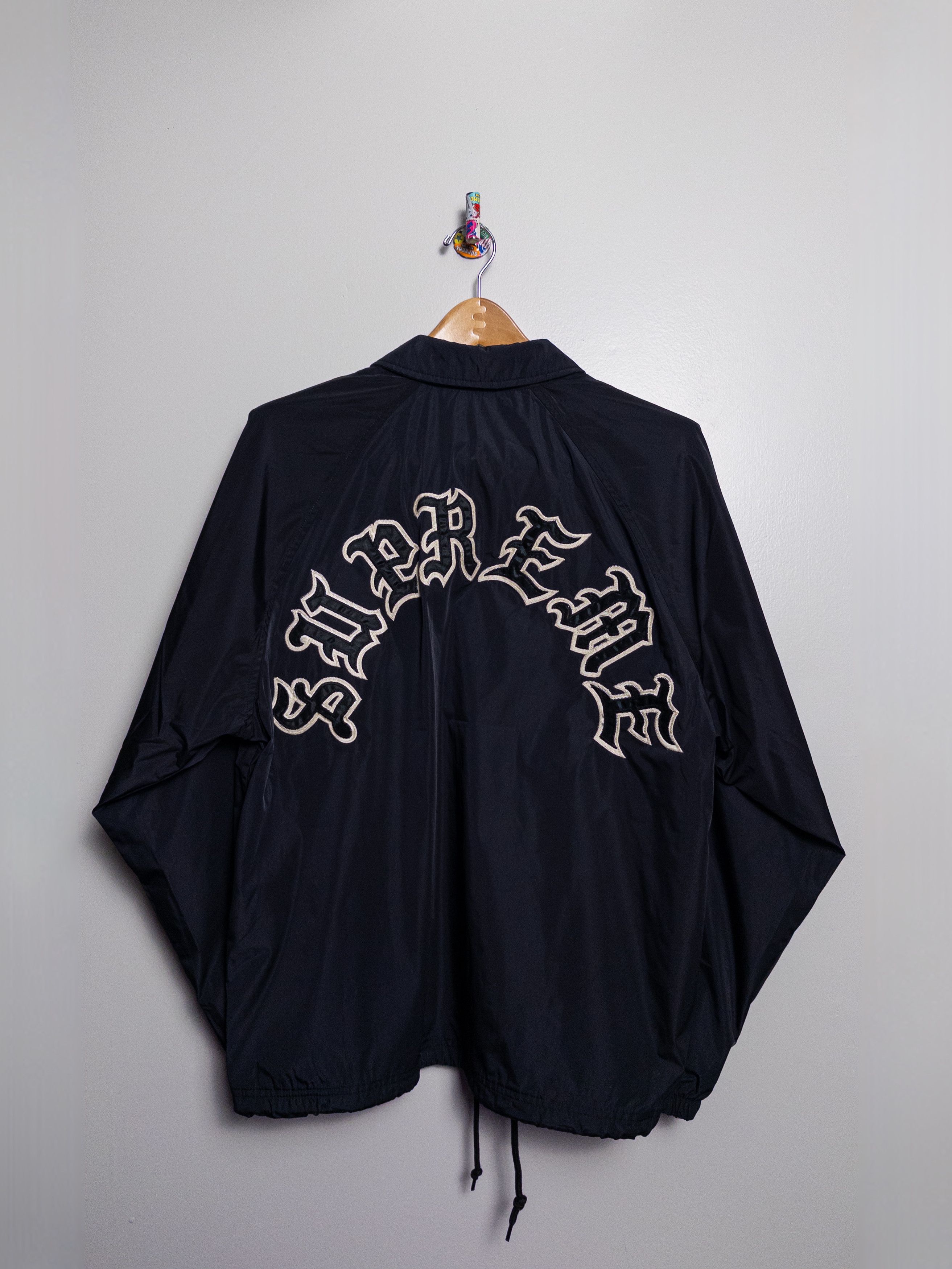 Supreme Supreme Old English Arc Coaches Jacket | Grailed