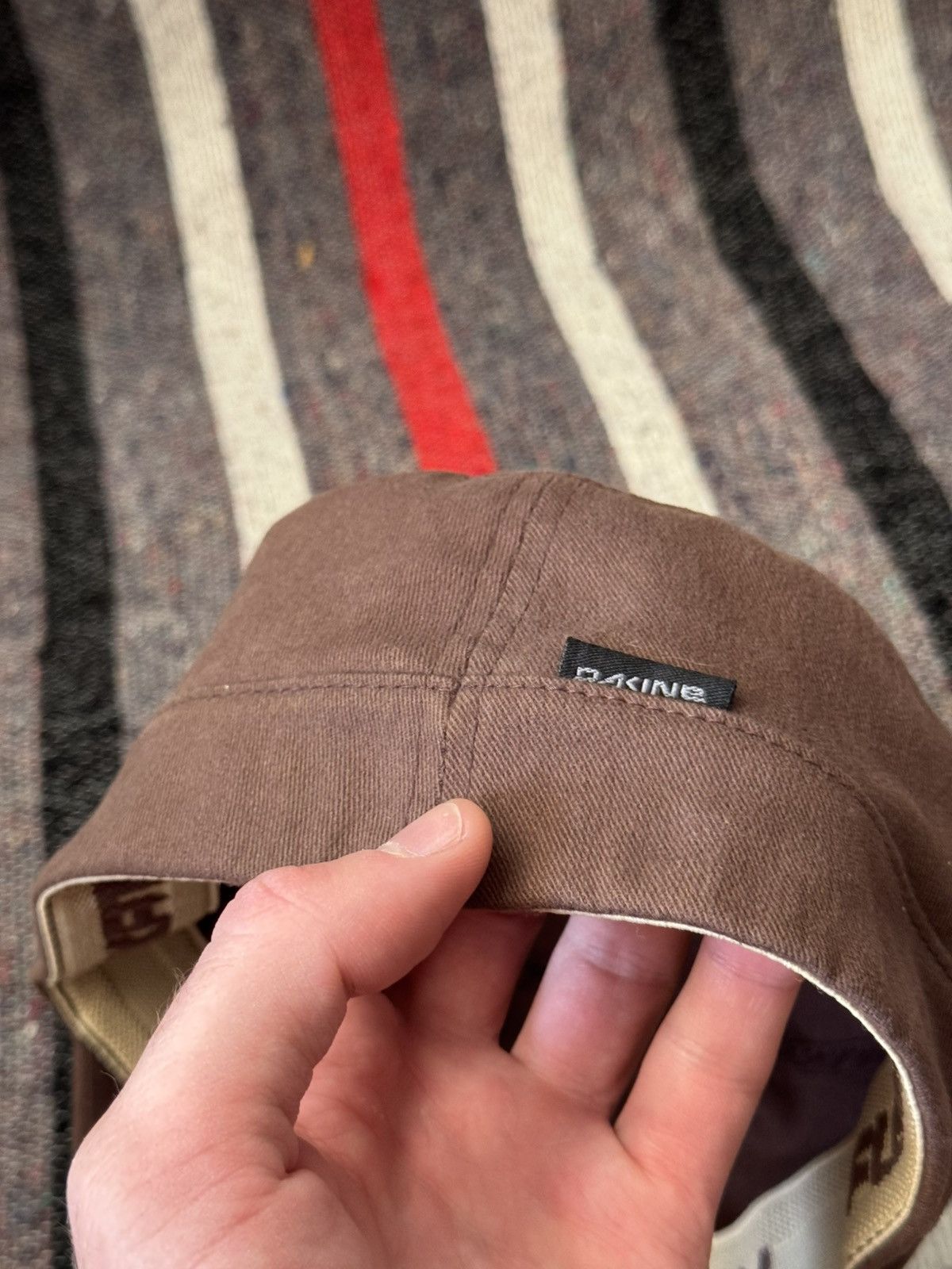 Dakine Vintage 00’s Dakine Flexfit y2k Brown Japanese Hat Size ONE SIZE - 6 Thumbnail