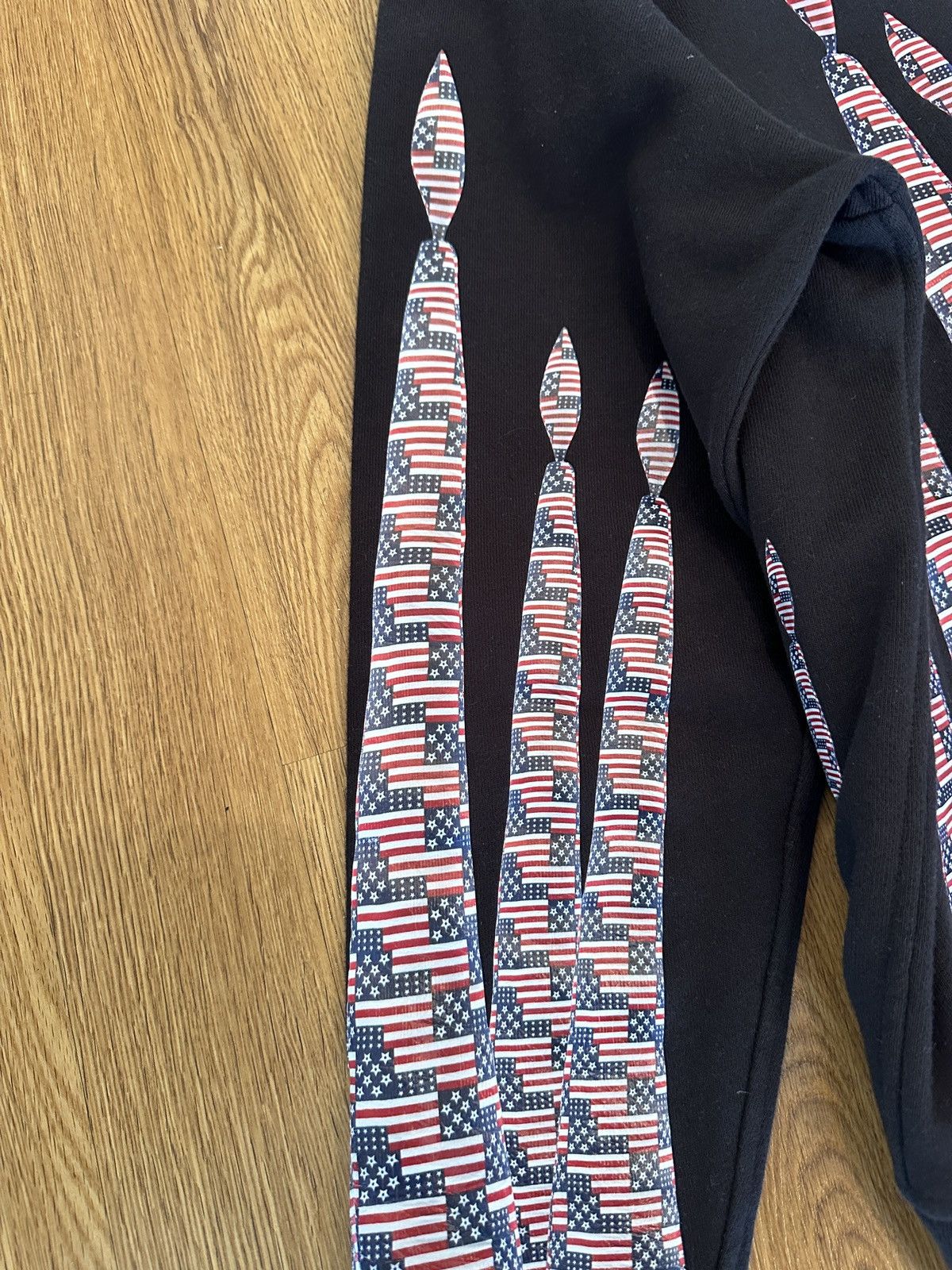 Sterling Ruby S.R. STUDIO. LA. CA. Candles American Flag Hoodie Size US L / EU 52-54 / 3 - 9 Thumbnail