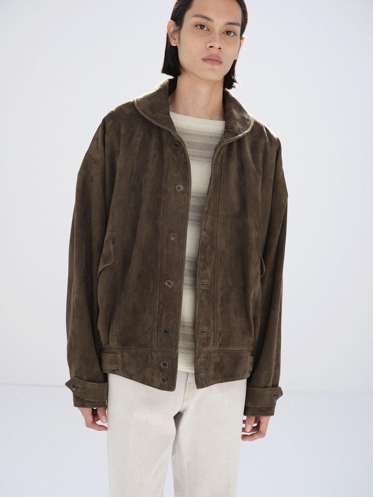 Auralee Auralee Silky Grain Suede Blouson Bomber Jacket $3366 Size US S / EU 44-46 / 1 - 19 Thumbnail