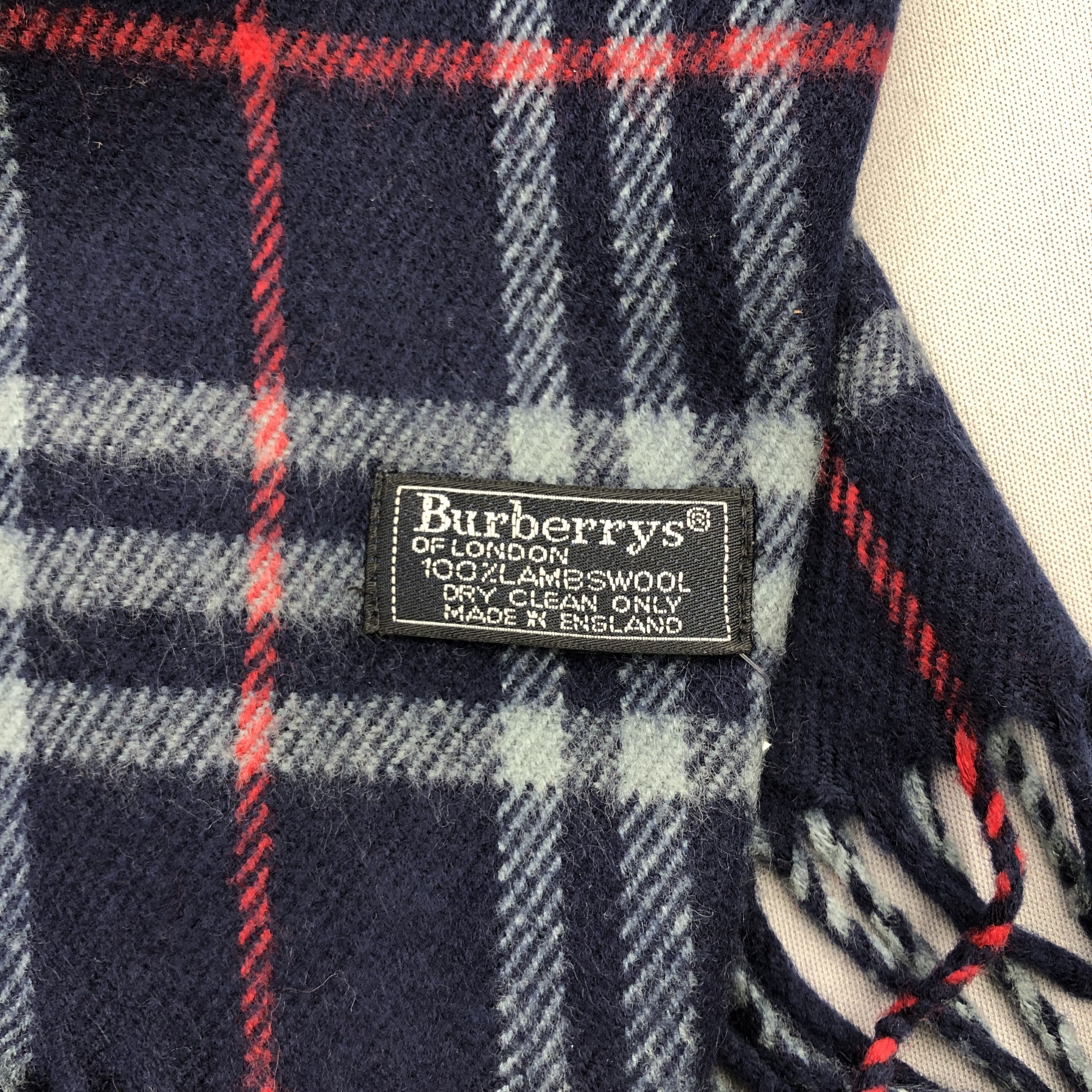 Burberry Vintage Burberry Scarf Muffler Wool Nova Check Neck Scarves Size ONE SIZE - 5 Thumbnail