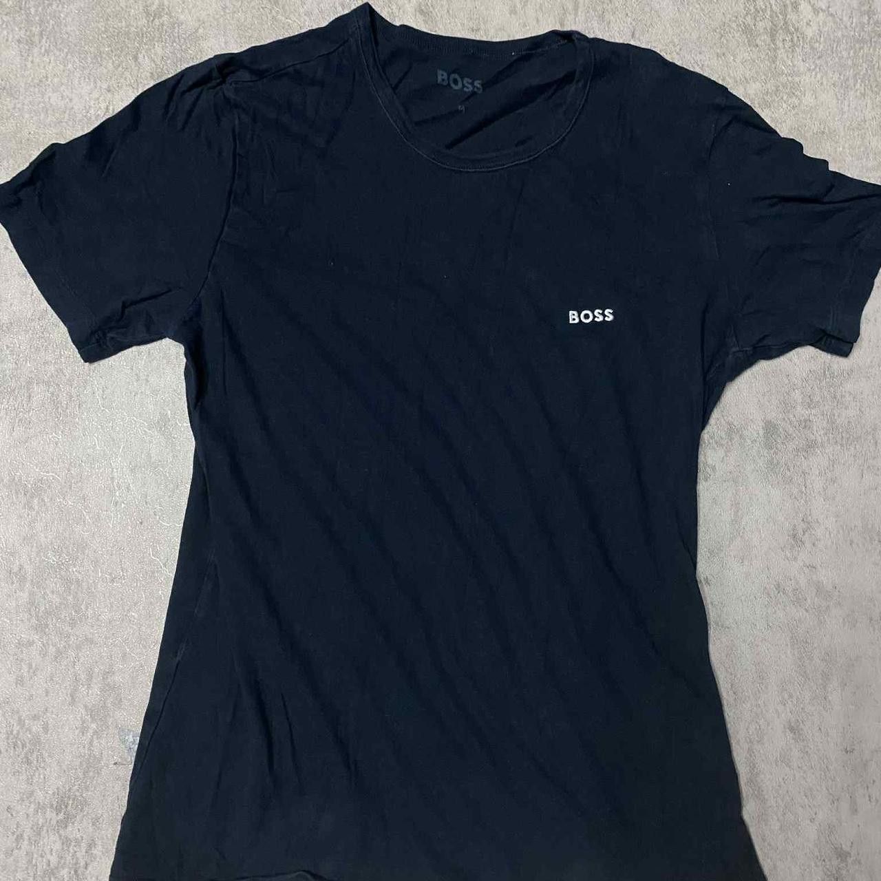 Hugo Boss Boss Navy T-shirt vinatge Size US M / EU 48-50 / 2 - 1 Thumbnail