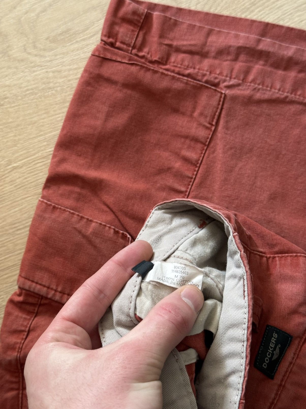 Dockers Vintage 00’s Dockers Faded Cargo Shorts Size US 30 / EU 46 - 7 Thumbnail