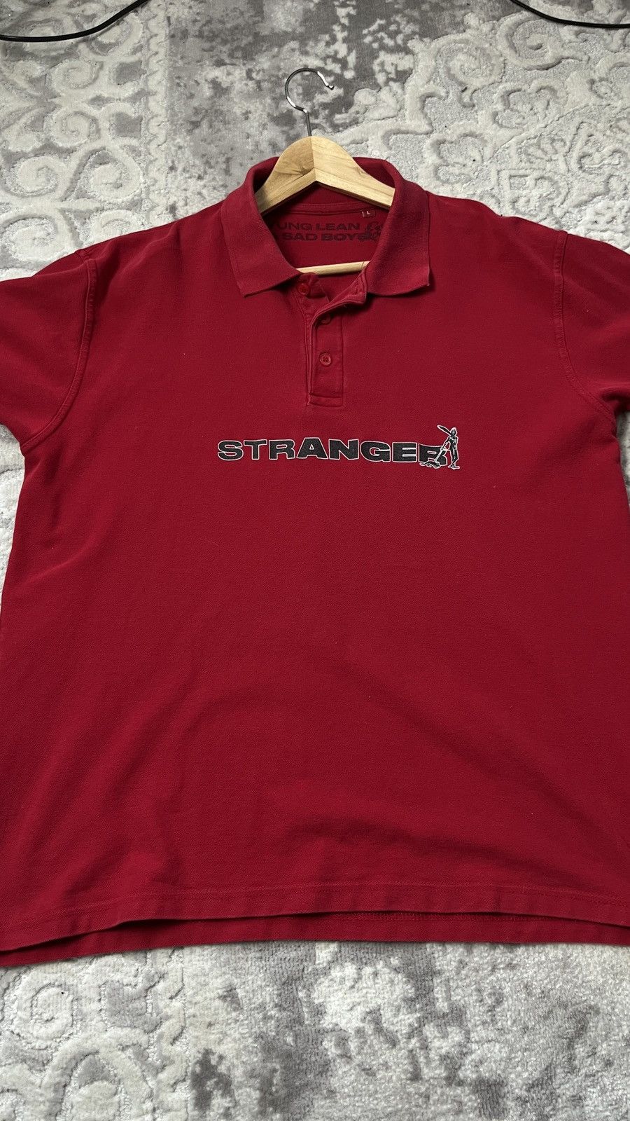 Drain Gang × Yung Lean Stranger Polo Yung Lean Size US L / EU 52-54 / 3 - 1 Thumbnail