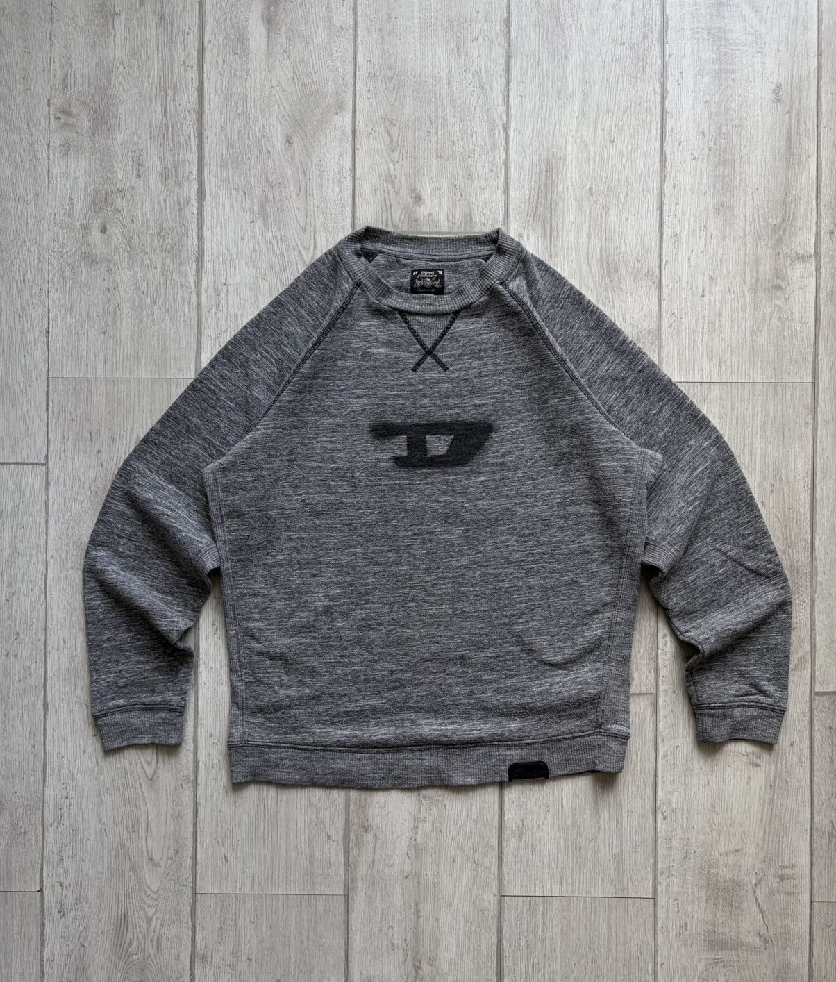 Diesel Y2K Vintage Diesel Sweatshirt Big Logo Pullover Size US M / EU 48-50 / 2 - 1 Thumbnail