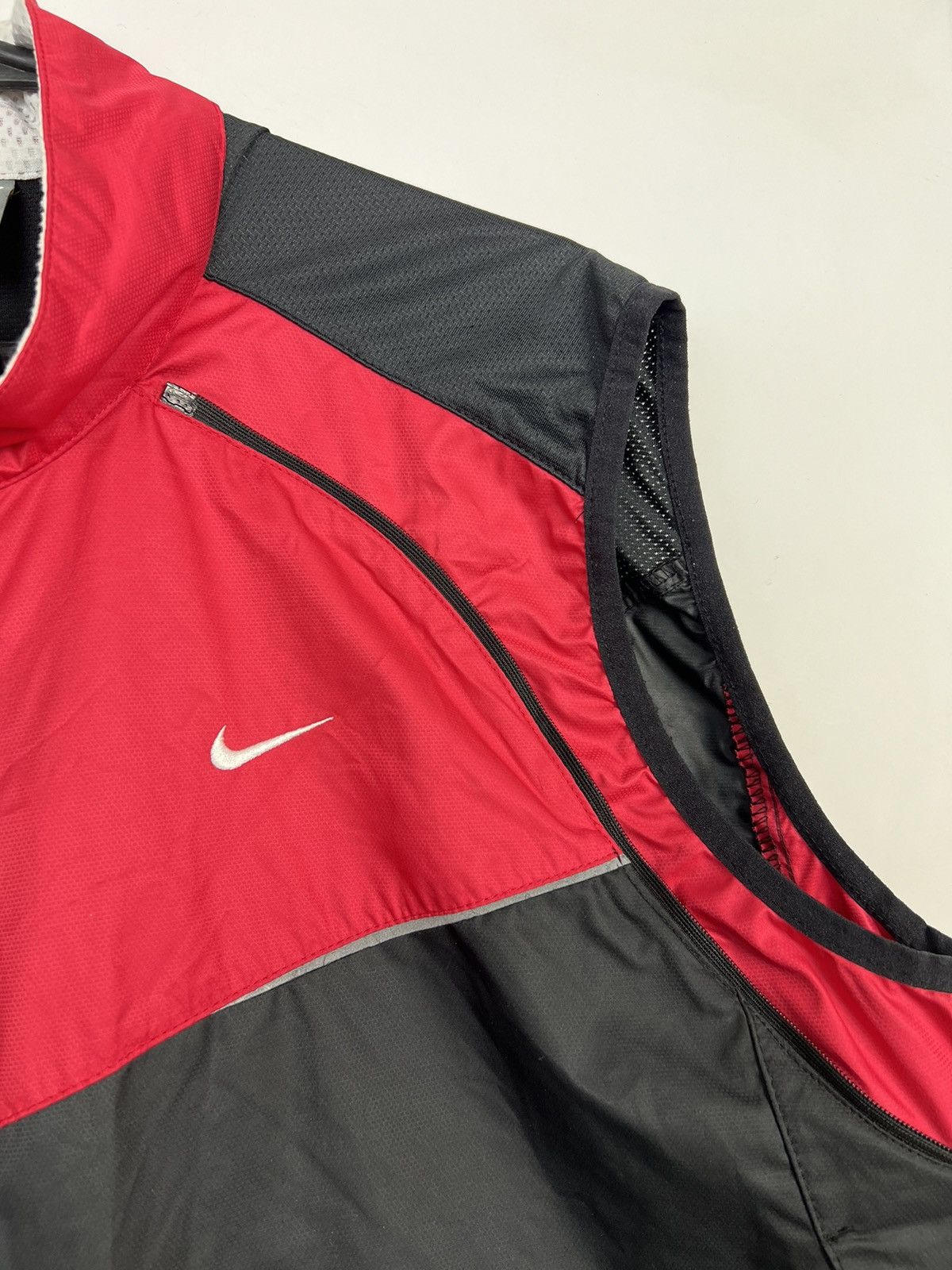 Nike × Vintage Vest Jacket Nike Small Logo Swoosh Vintage Size US L / EU 52-54 / 3 - 2 Thumbnail