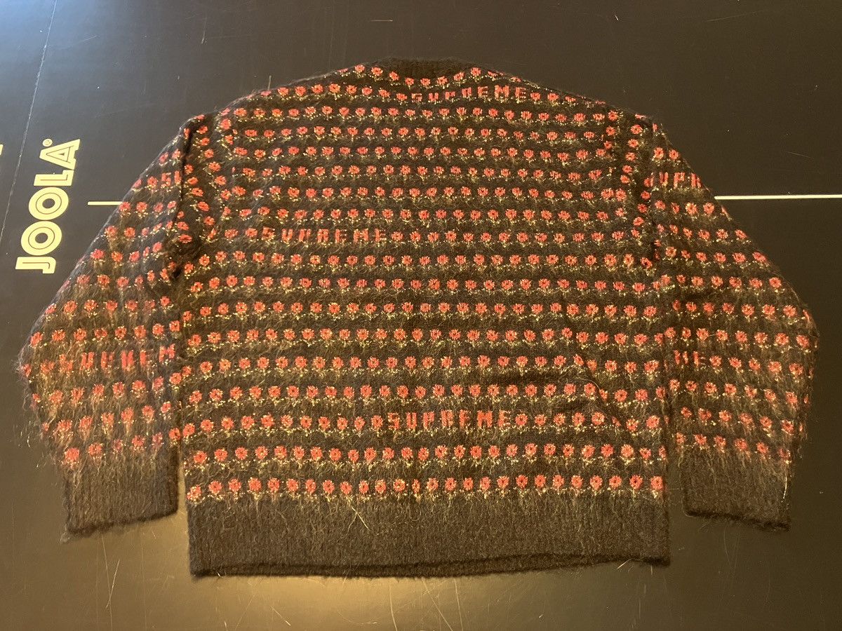 Supreme Flowers Metallic Sweater
