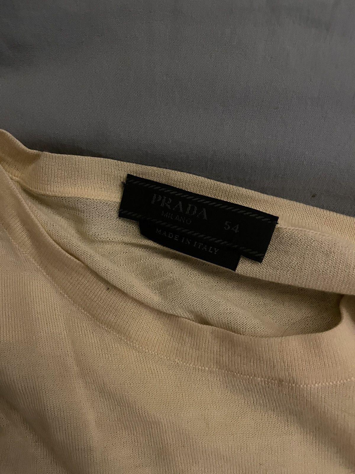 Prada Prada virgin wool lightweight sweater Size US L / EU 52-54 / 3 - 3 Thumbnail