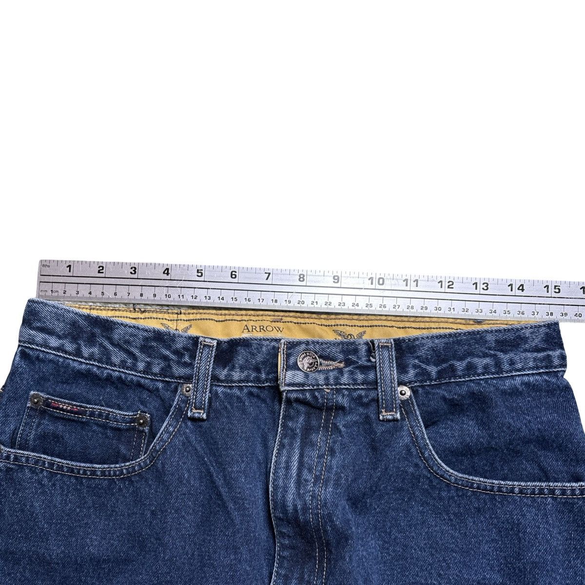 Arrow Vintage 90s Arrow Mid Wash Straight Loose Jeans 30 X 32 Size US 30 / EU 46 - 5 Thumbnail