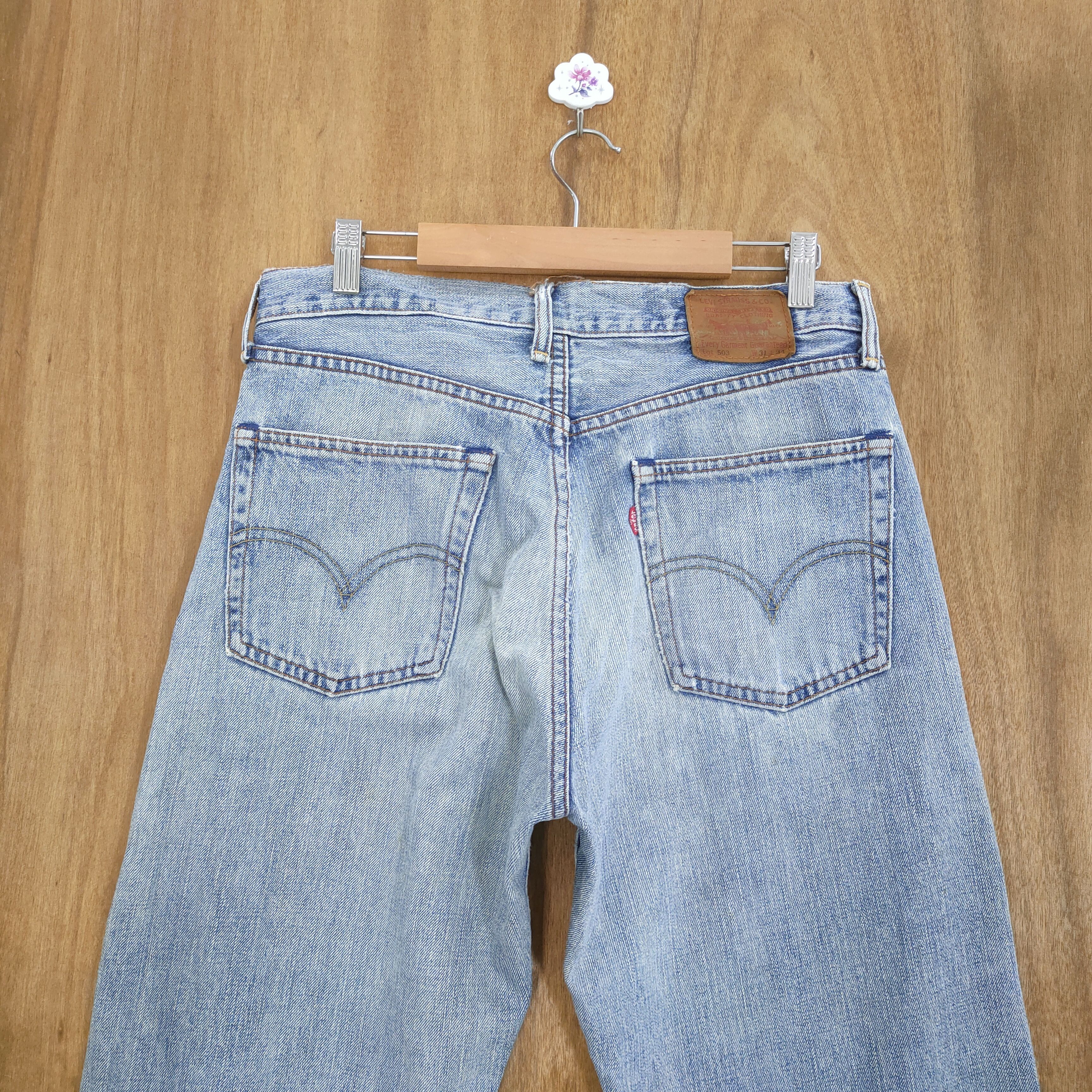 Levi's Vintage Clothing 31×34 💥 VINTAGE LEVI'S DISTRESSED JEANS PANTS Size US 31 - 11 Thumbnail