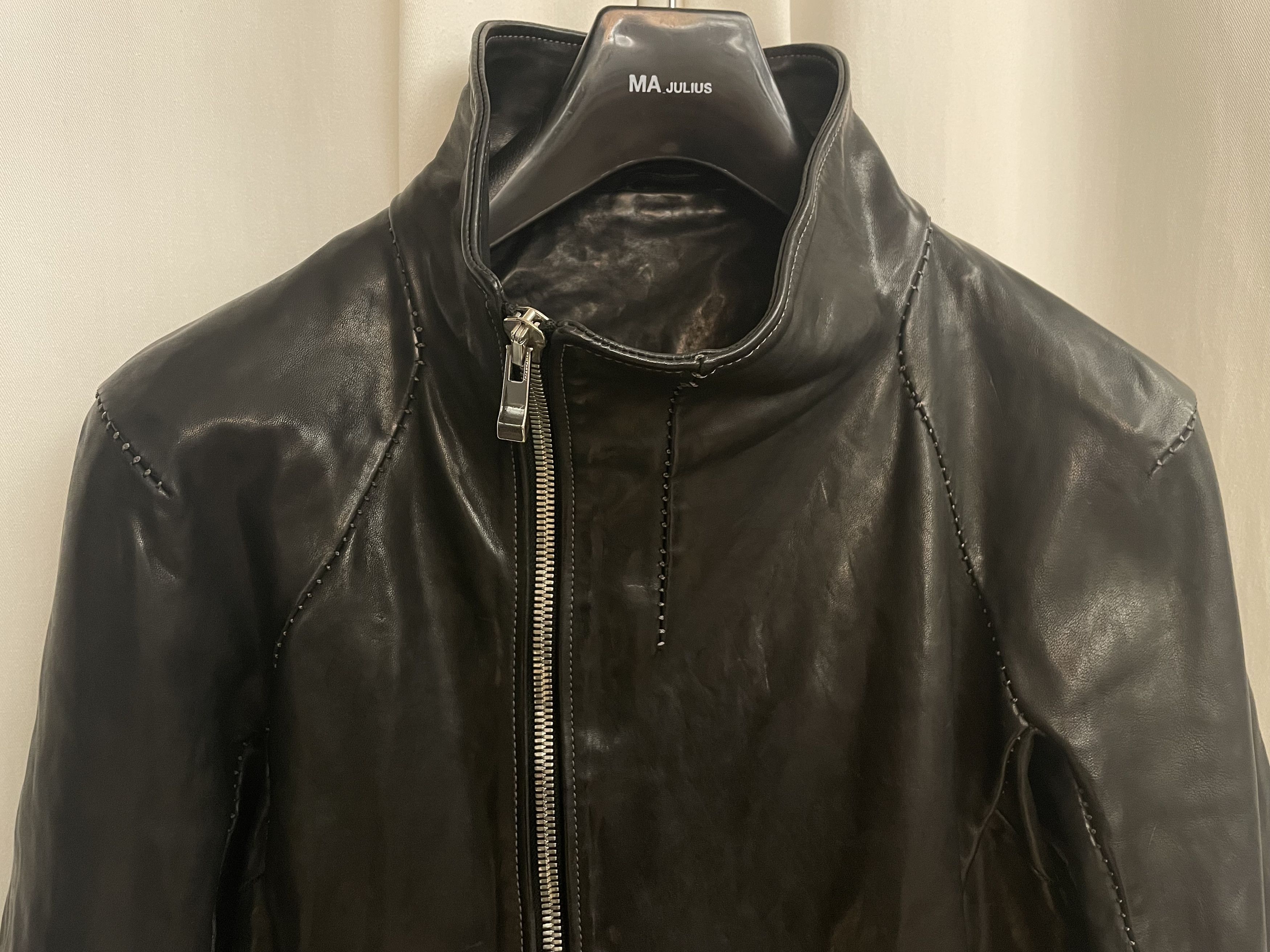Incarnation Bias zip darts shoulder horse leather jacket Size US S / EU 44-46 / 1 - 3 Thumbnail