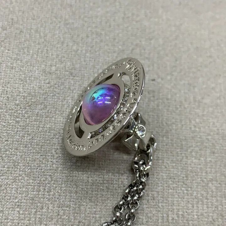 Other Vivienne Westwood Tiny Orb Aurora Pendant Necklace -2507 Size ONE SIZE - 4 Thumbnail