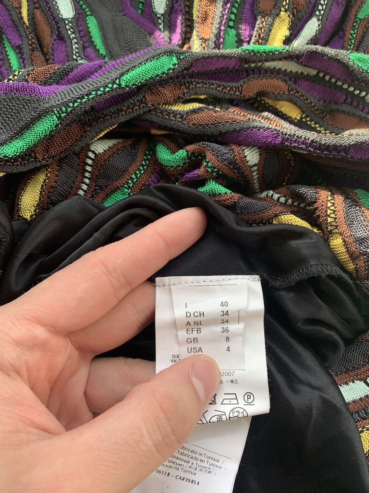 Missoni Missoni Multicolor 3D dress knit Size S / US 4 / IT 40 - 8 Thumbnail