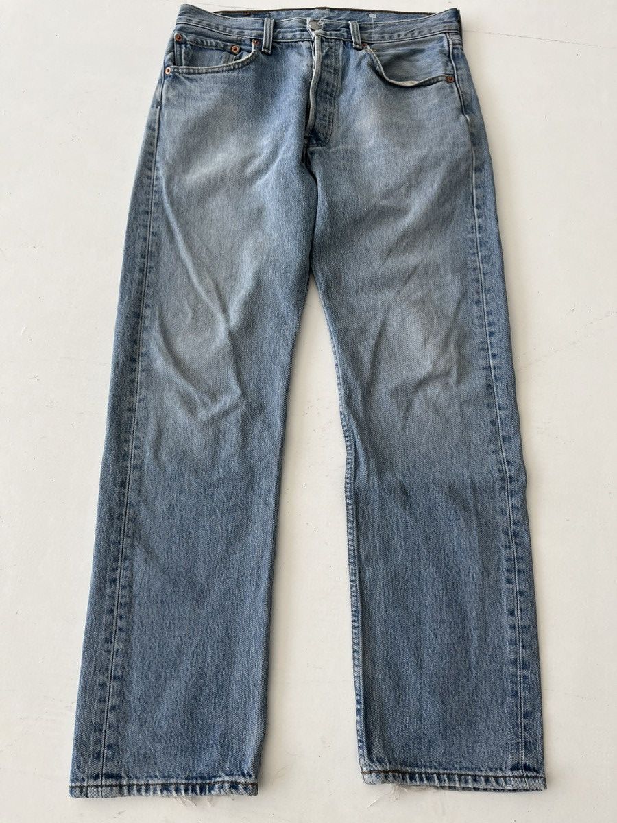 Levi's Vintage Levi’s 501 jeans classic fit stone washed wide leg Size US 32 / EU 48 - 2 Thumbnail