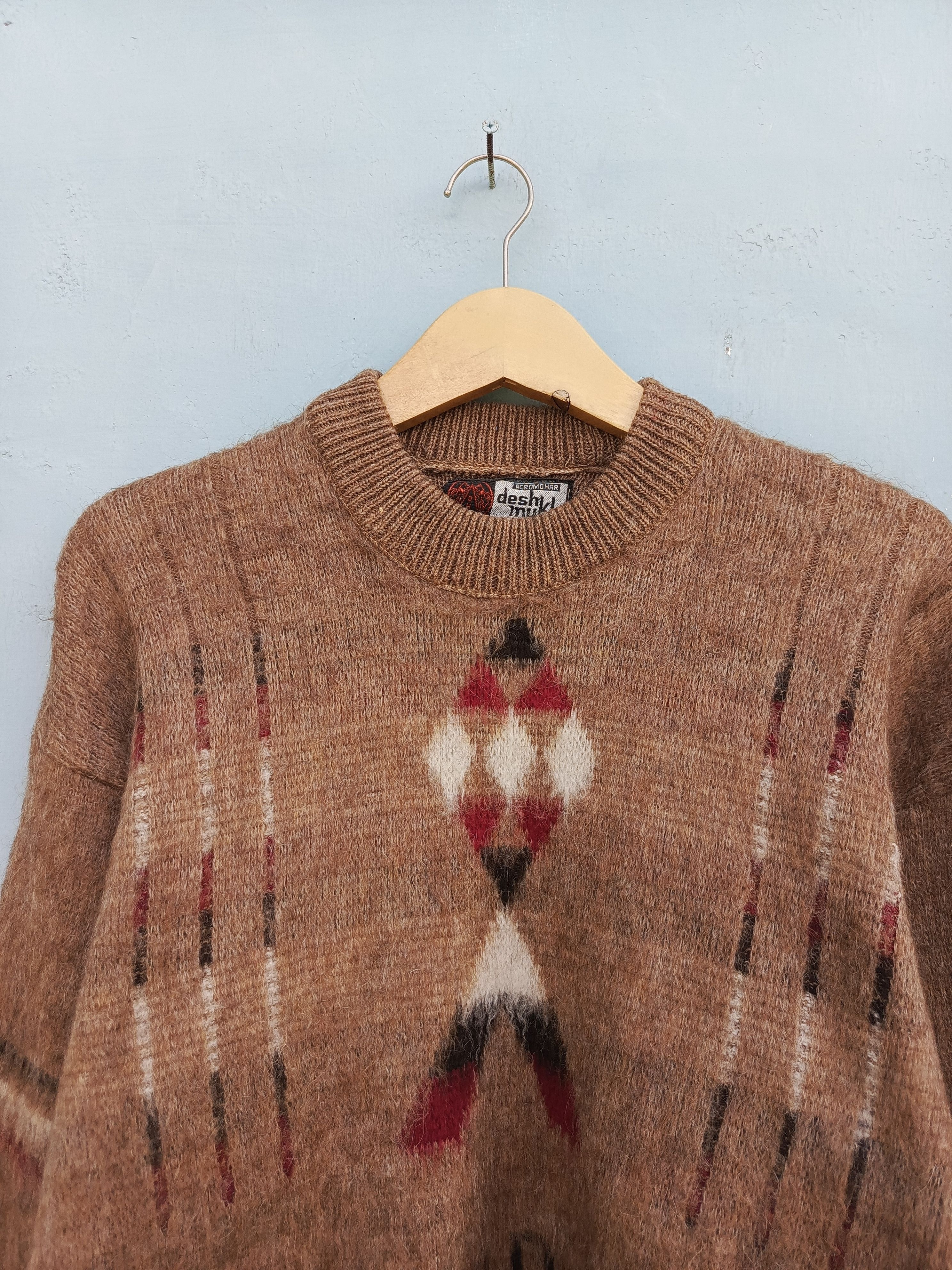 Homespun Knitwear × Vintage Desh mukh pattern knitwear Size US M / EU 48-50 / 2 - 2 Thumbnail