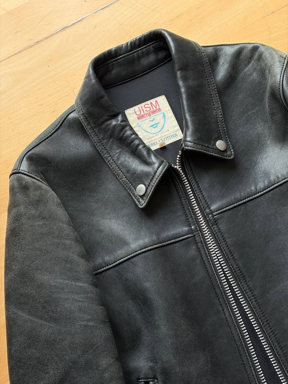 Undercover Undercover x Bounty Hunter Lambskin Biker Leather Jacket Size US M / EU 48-50 / 2 - 2 Thumbnail