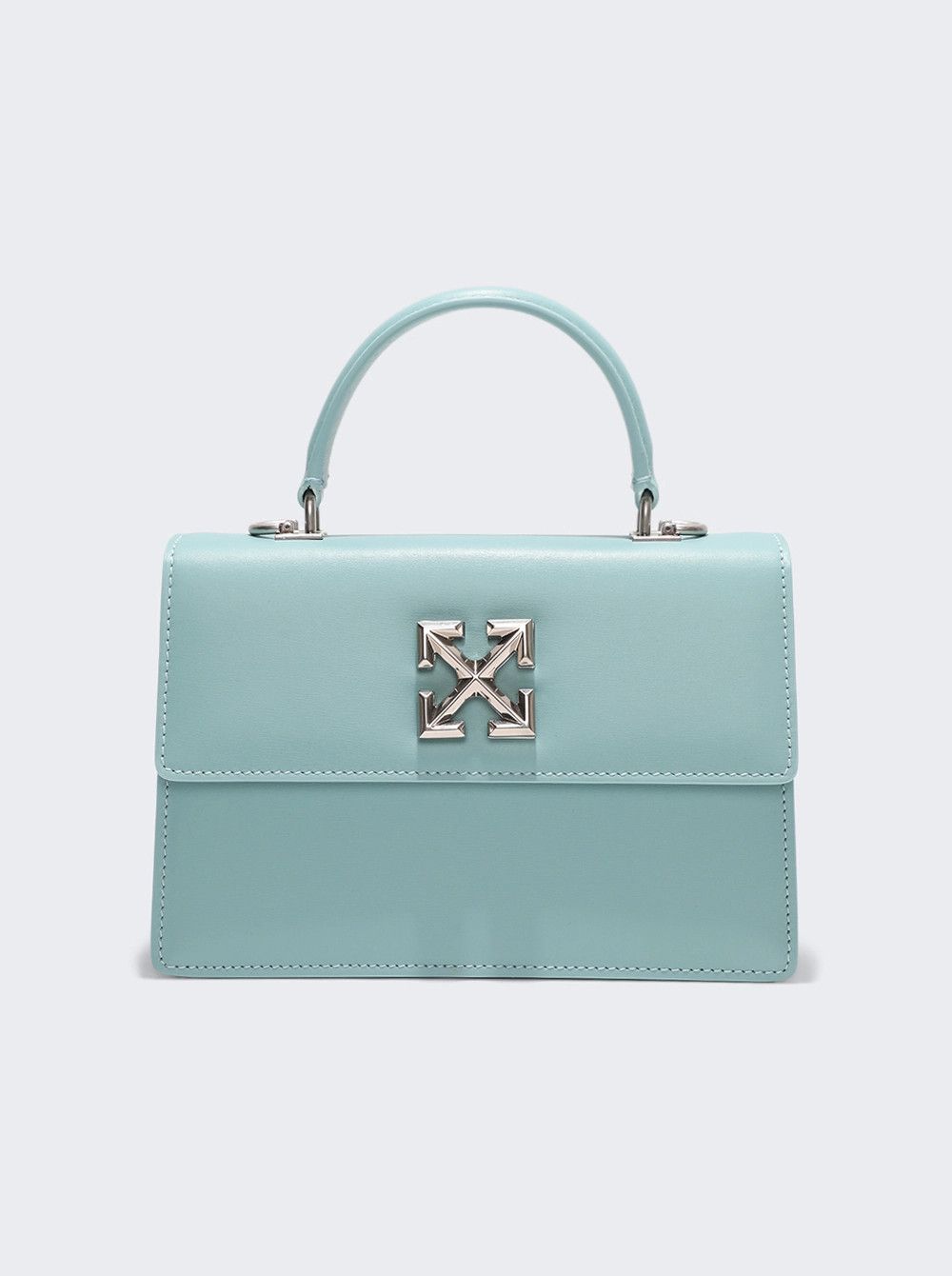 Off-White o1gr1nt0325 Size: OS / Jitney 1.4 Top Handle Bag Light Blue Size ONE SIZE - 1 Thumbnail