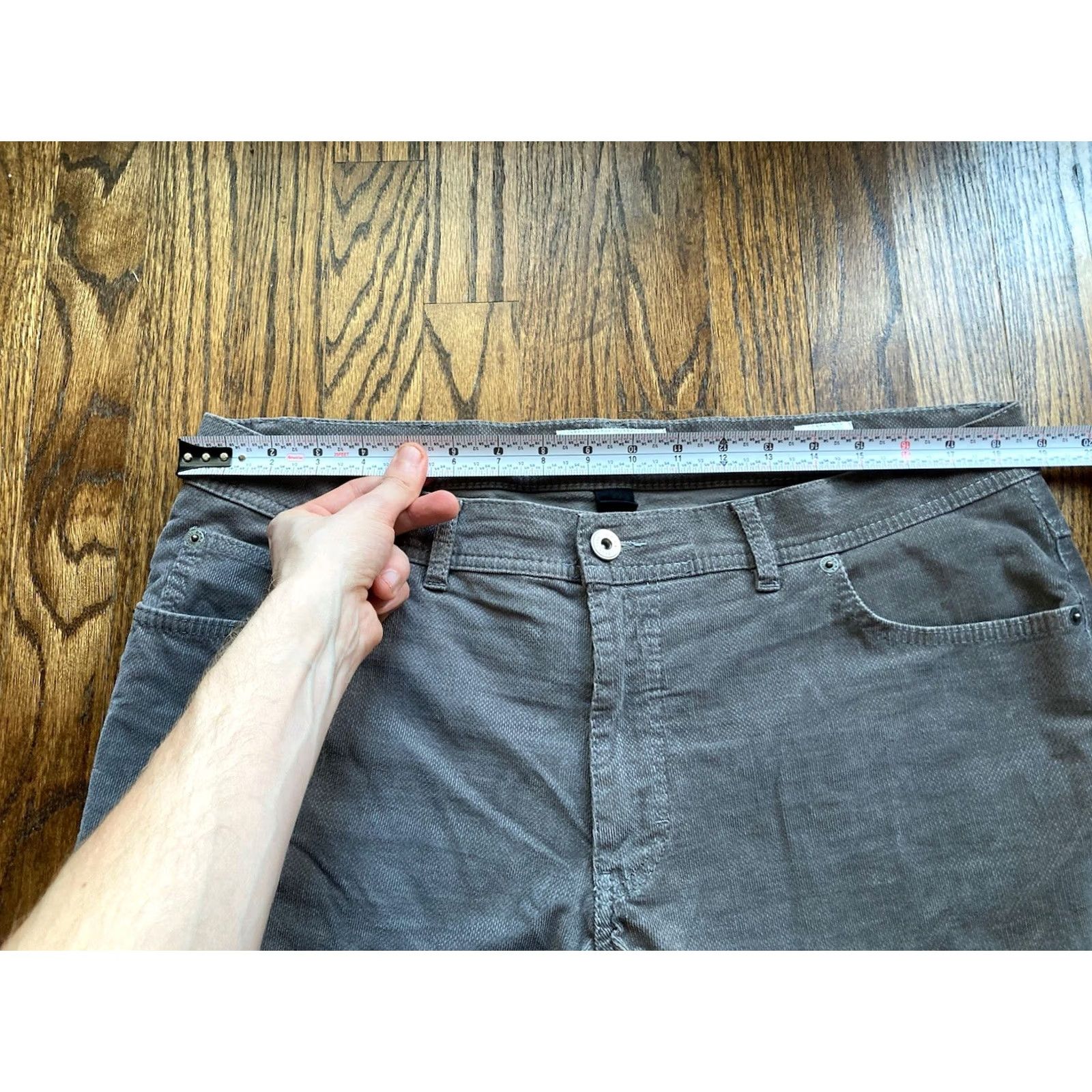 BRAX BRAX Mens Pants Gray Stretch Regular Fit Size 38x34 Chino Fancy Business Casual Travel Size US 38 / EU 54 - 6 Thumbnail