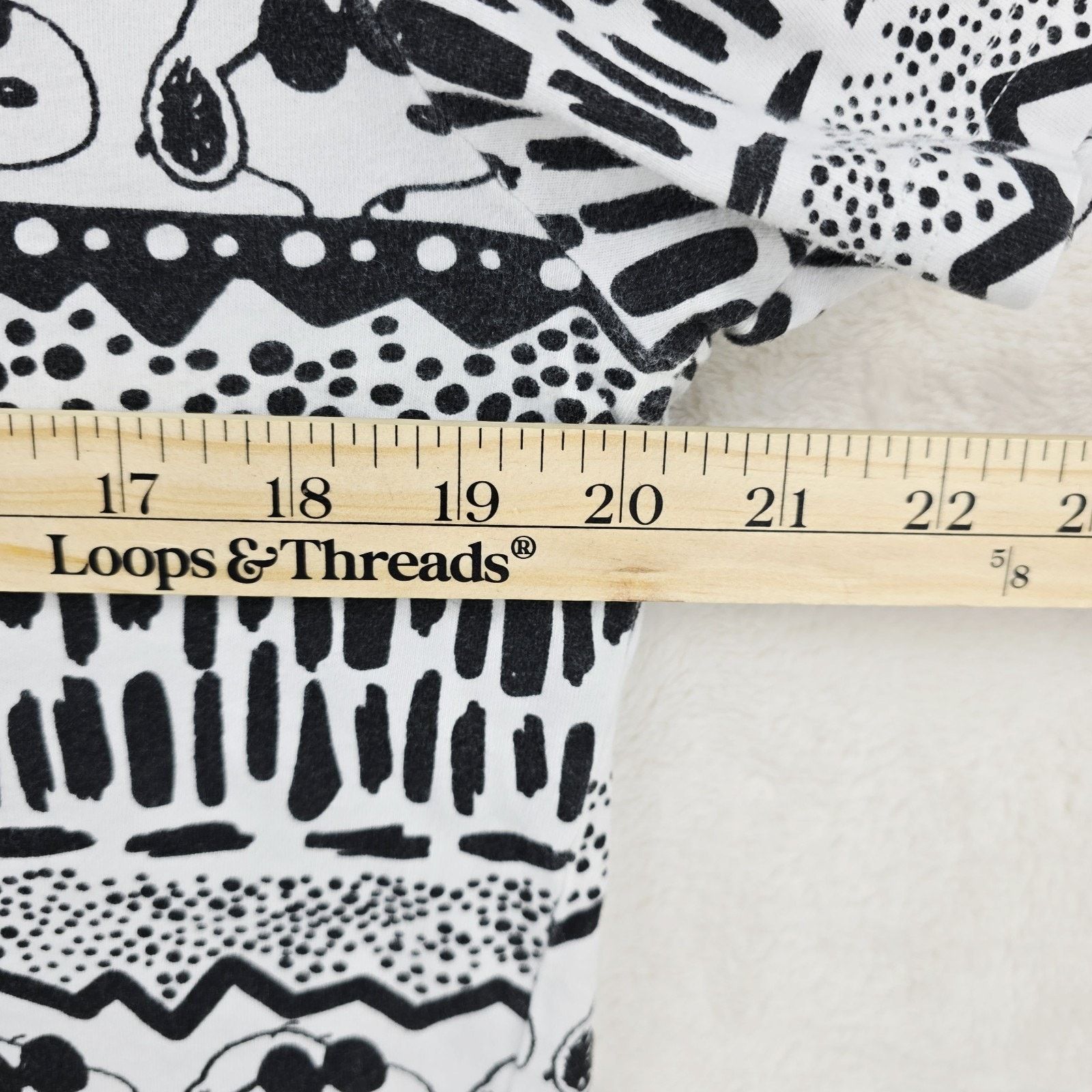 Peanuts Peanuts Snoopy Shirt Medium Black White All Over Print AOP Size US M / EU 48-50 / 2 - 6 Thumbnail