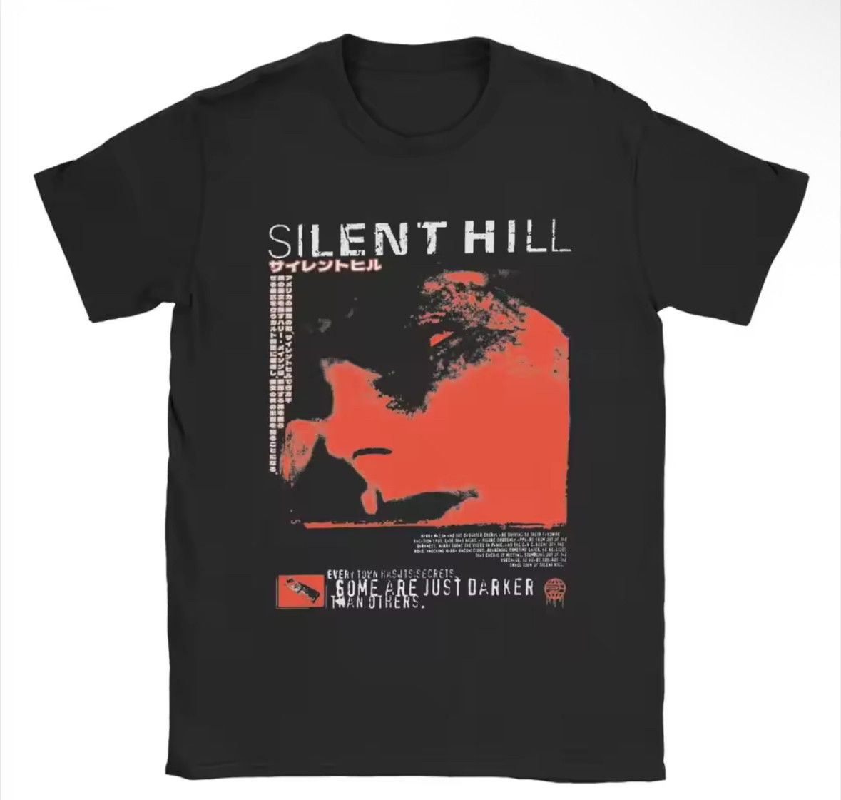 Japanese Brand Streetwear Retro Silent Hill Red Face Short Sleeve T-Shirt Size US M / EU 48-50 / 2 - 1 Thumbnail
