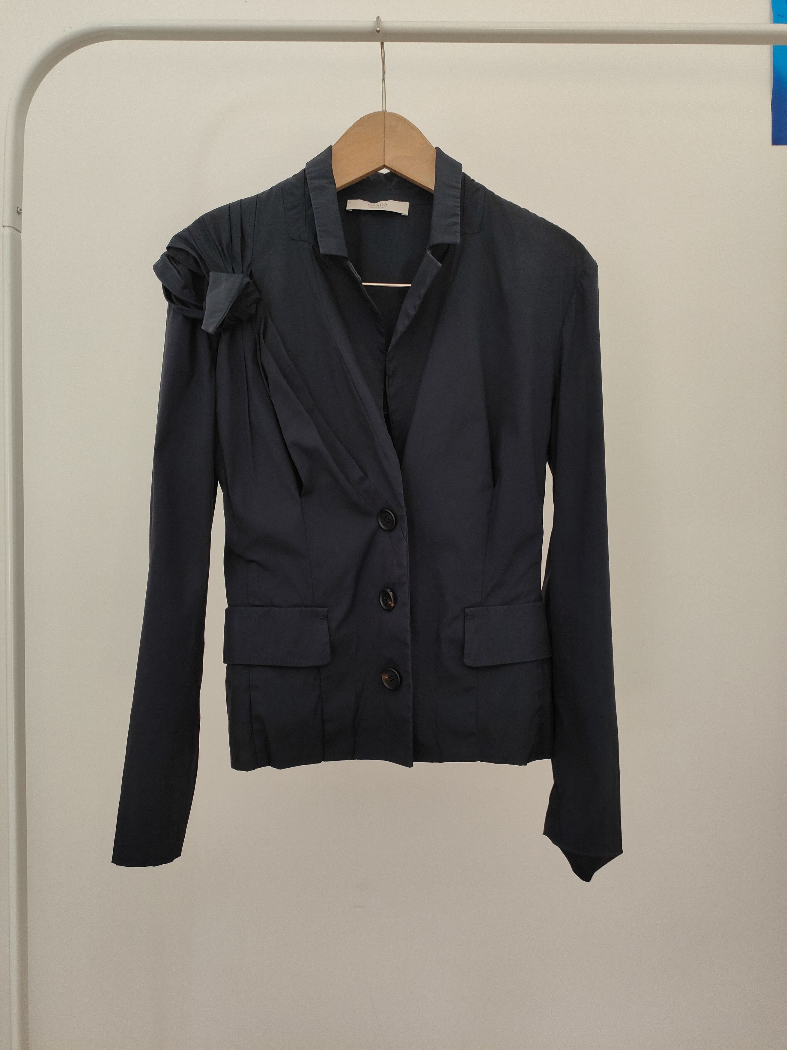Prada SS09 Prada Tailored Bow Blazer Jacket Size M / US 6-8 / IT 42-44 - 7 Thumbnail