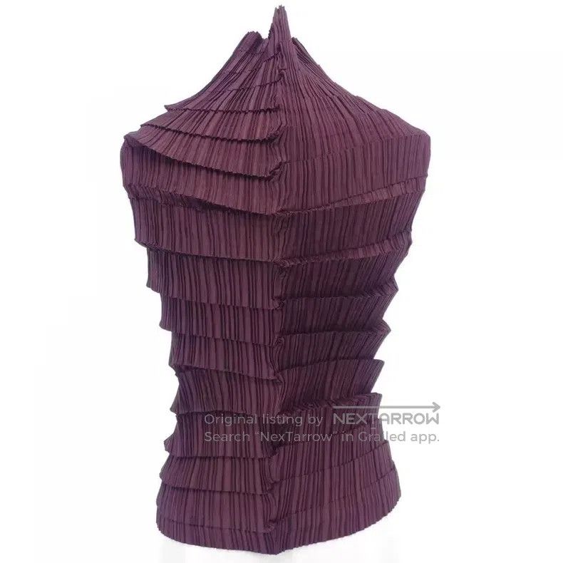 Issey Miyake Issey Miyake Step Pleated Vest Size M / US 6-8 / IT 42-44 - 2 Thumbnail