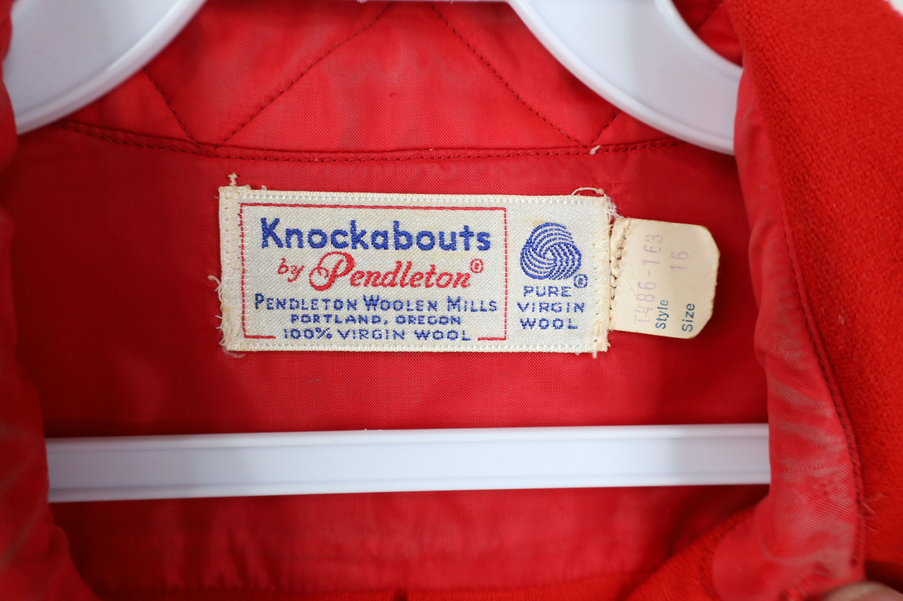Pendleton Vintage 60s 70s Pendleton Board Button Shirt Red USA Size US M / EU 48-50 / 2 - 12 Thumbnail
