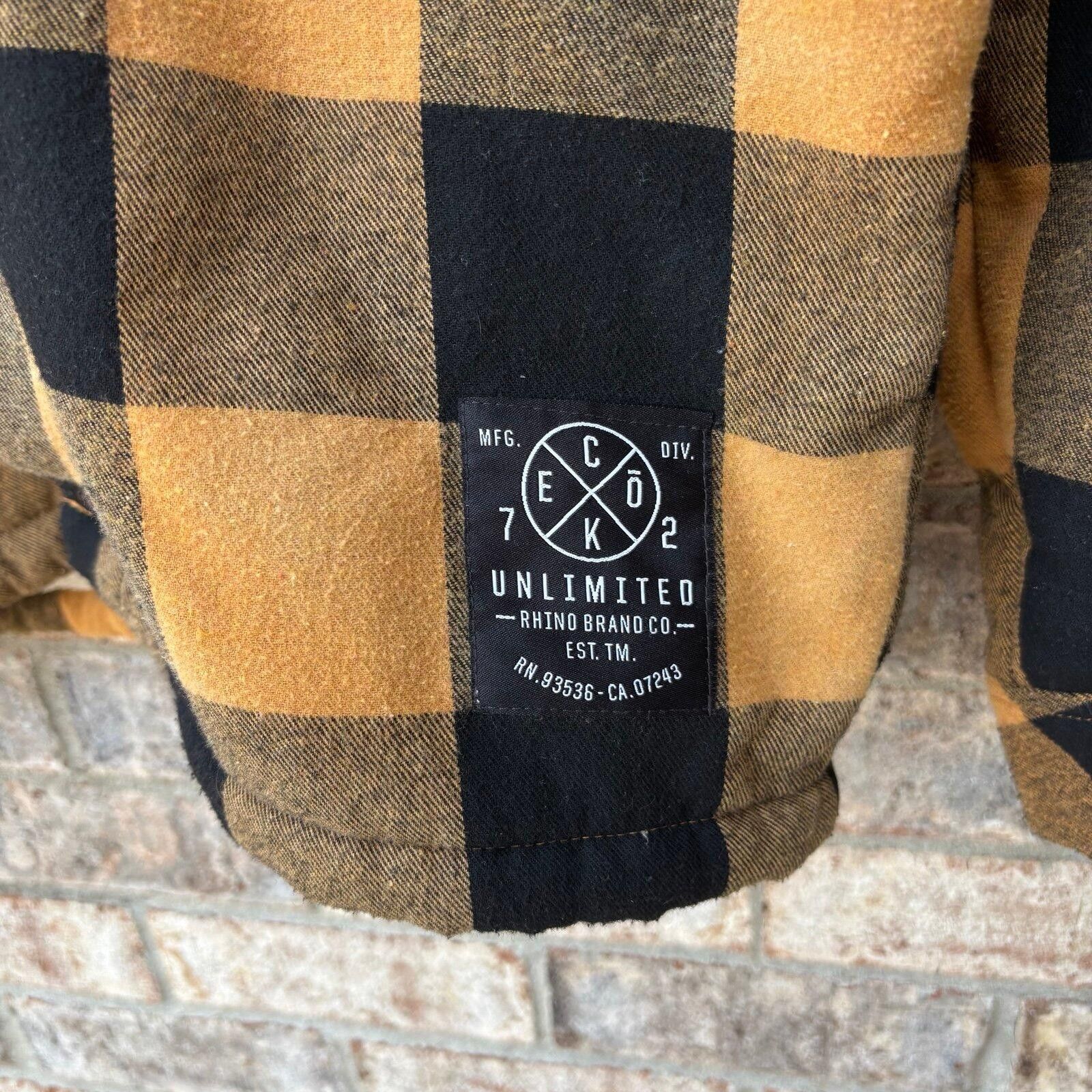 Ecko Unltd. Vintage ECKŌ UNLTD flannel hooded jacket Size US XL / EU 56 / 4 - 9 Thumbnail
