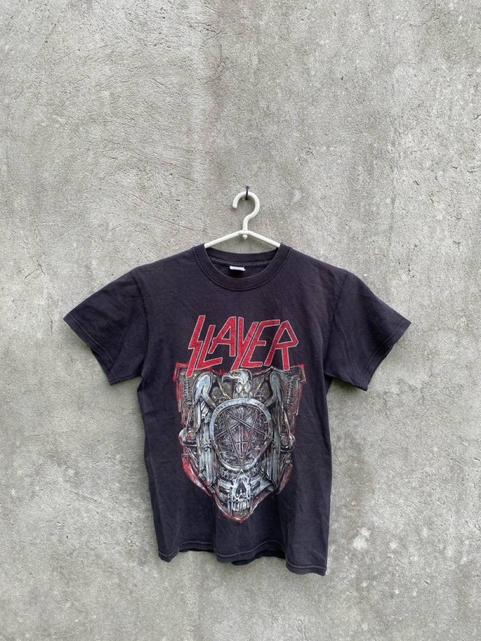 Vintage Slayer Eagle with shield black t-shirt Size US M / EU 48-50 / 2 - 1 Thumbnail