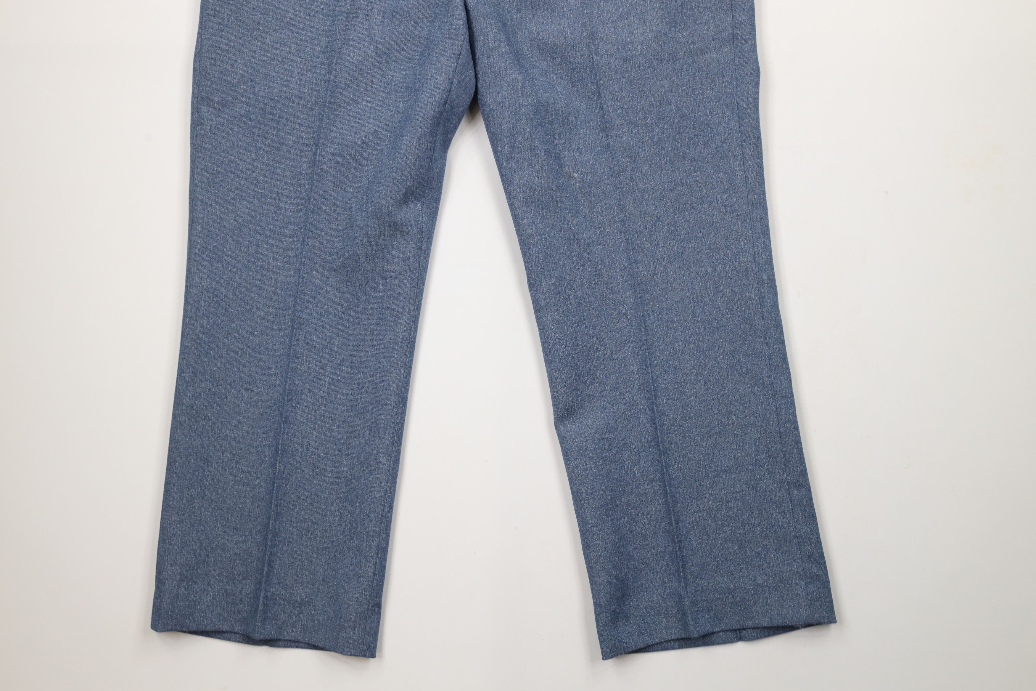 Vintage Vintage 70s Streetwear Knit Bell Bottoms Chino Pants USA Size US 36 / EU 52 - 4 Thumbnail