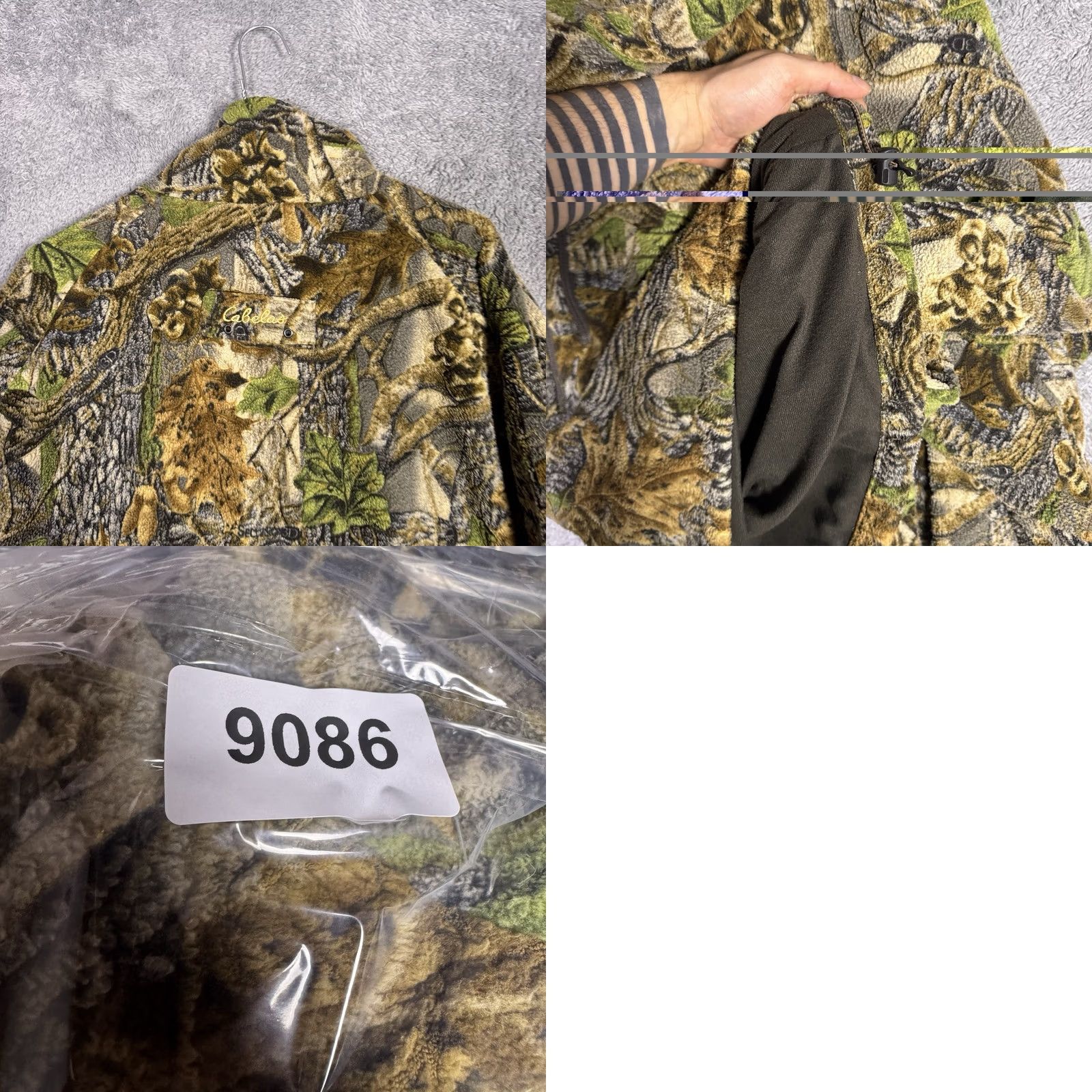 Vintage VINTAGE Cabela's Wind Shear Jacket Mens XL Camouflage 1/2 Zip Berber Seclusion 3D Windproof Size US XL / EU 56 / 4 - 8 Thumbnail