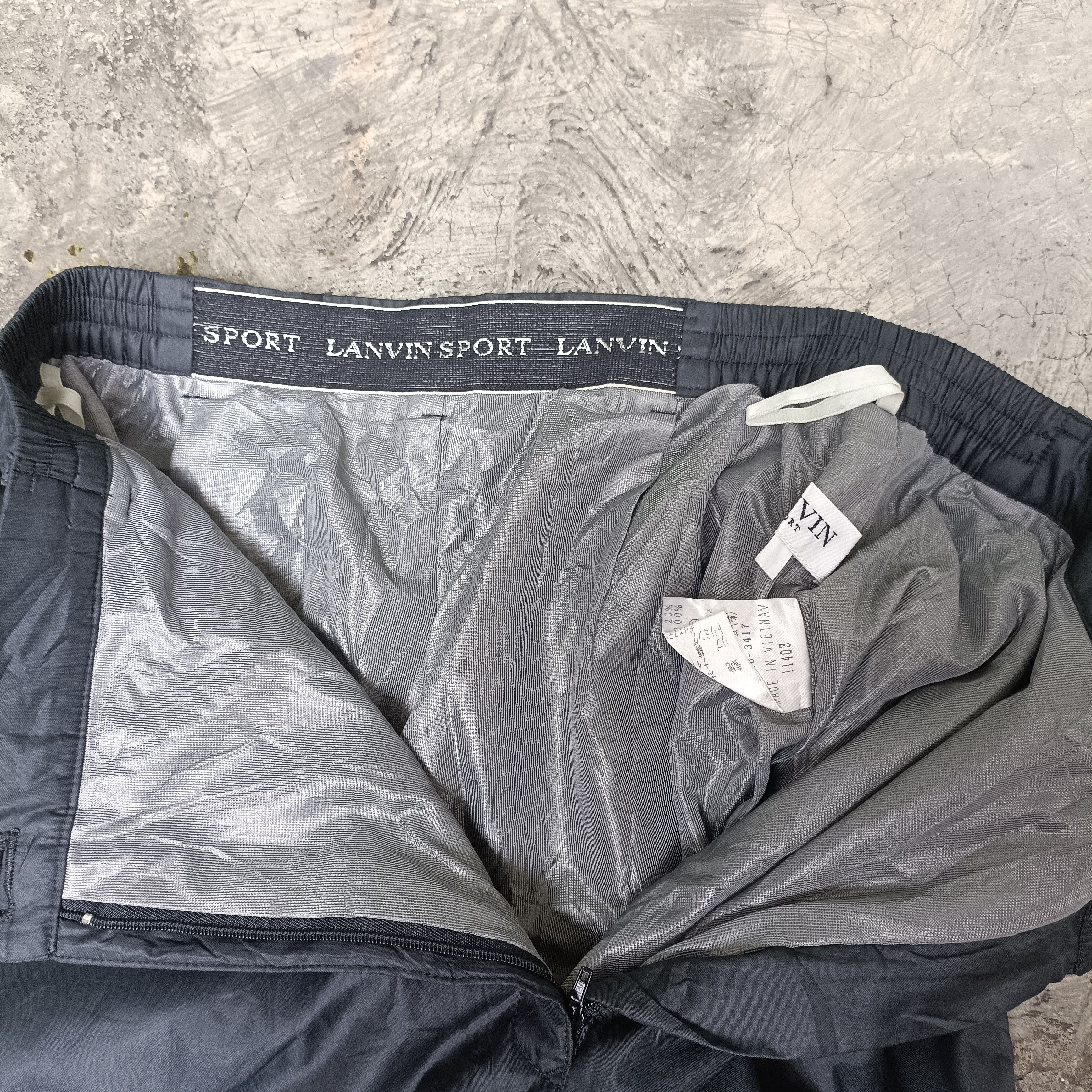 Lanvin Vintage Lanvin Sport AW Nylon Pants With Rib Size 27" / US 4 / IT 40 - 15 Thumbnail
