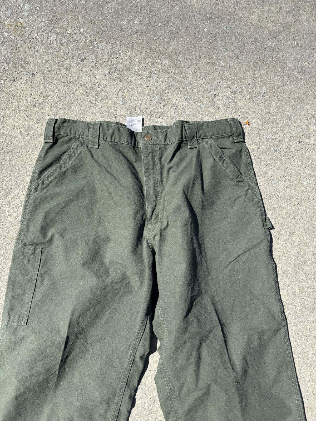 Carhartt Vintage Carhartt 2006 Olive Pants 40x32 – Rare B151 OLV Size US 40 / EU 56 - 5 Thumbnail