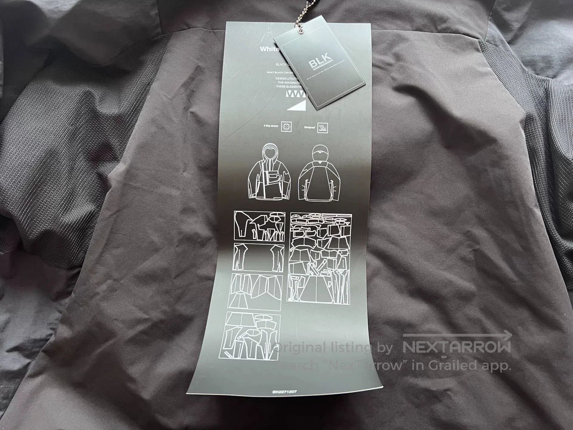 White Mountaineering White Mountaineering BLK Series Jacket. Size US S / EU 44-46 / 1 - 7 Thumbnail
